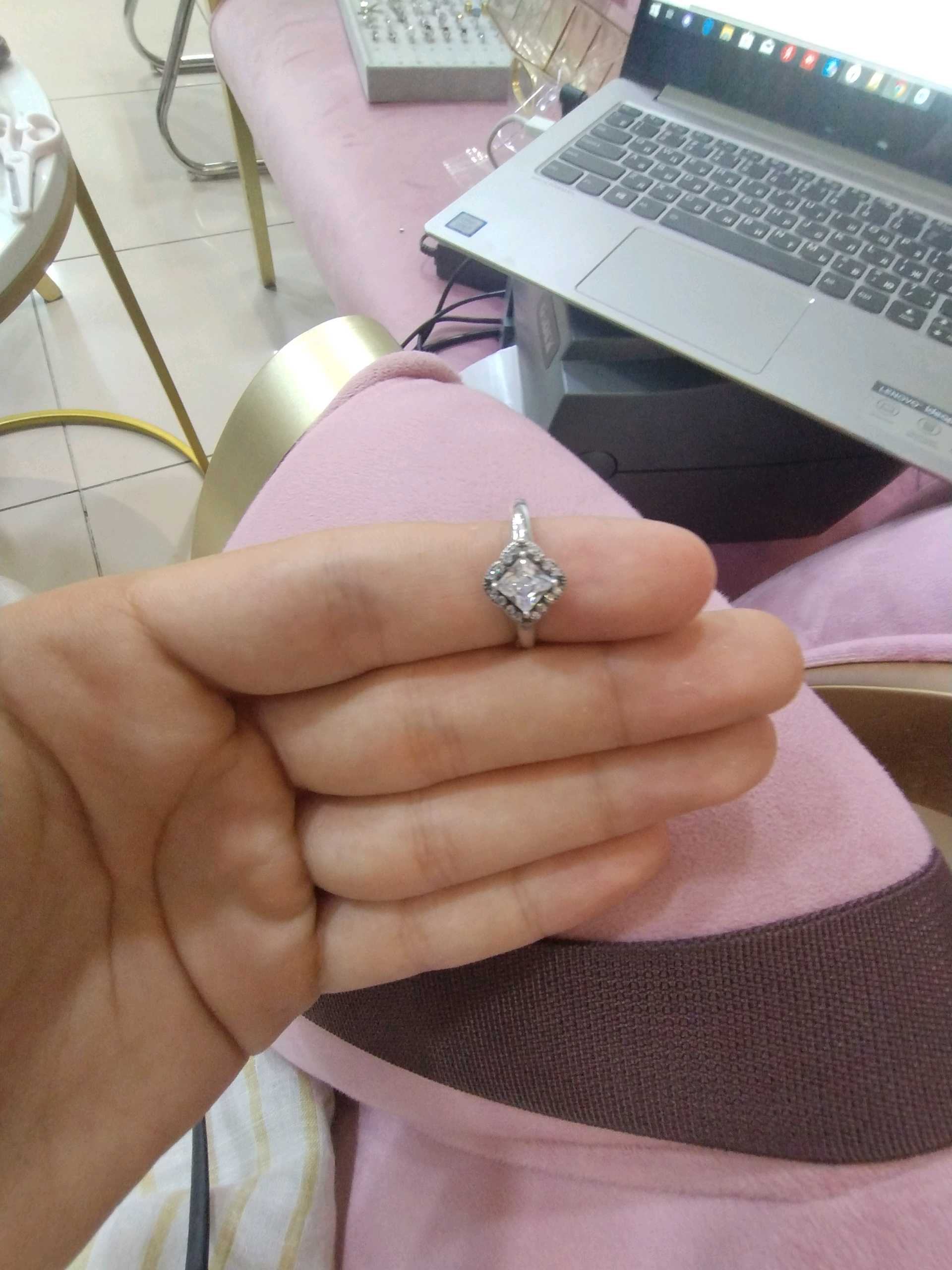 Кольцо под брилиант р17