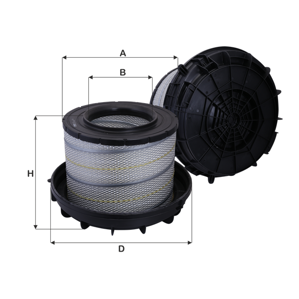 Воздушный фильтр MP2 FIL FILTER HP2627