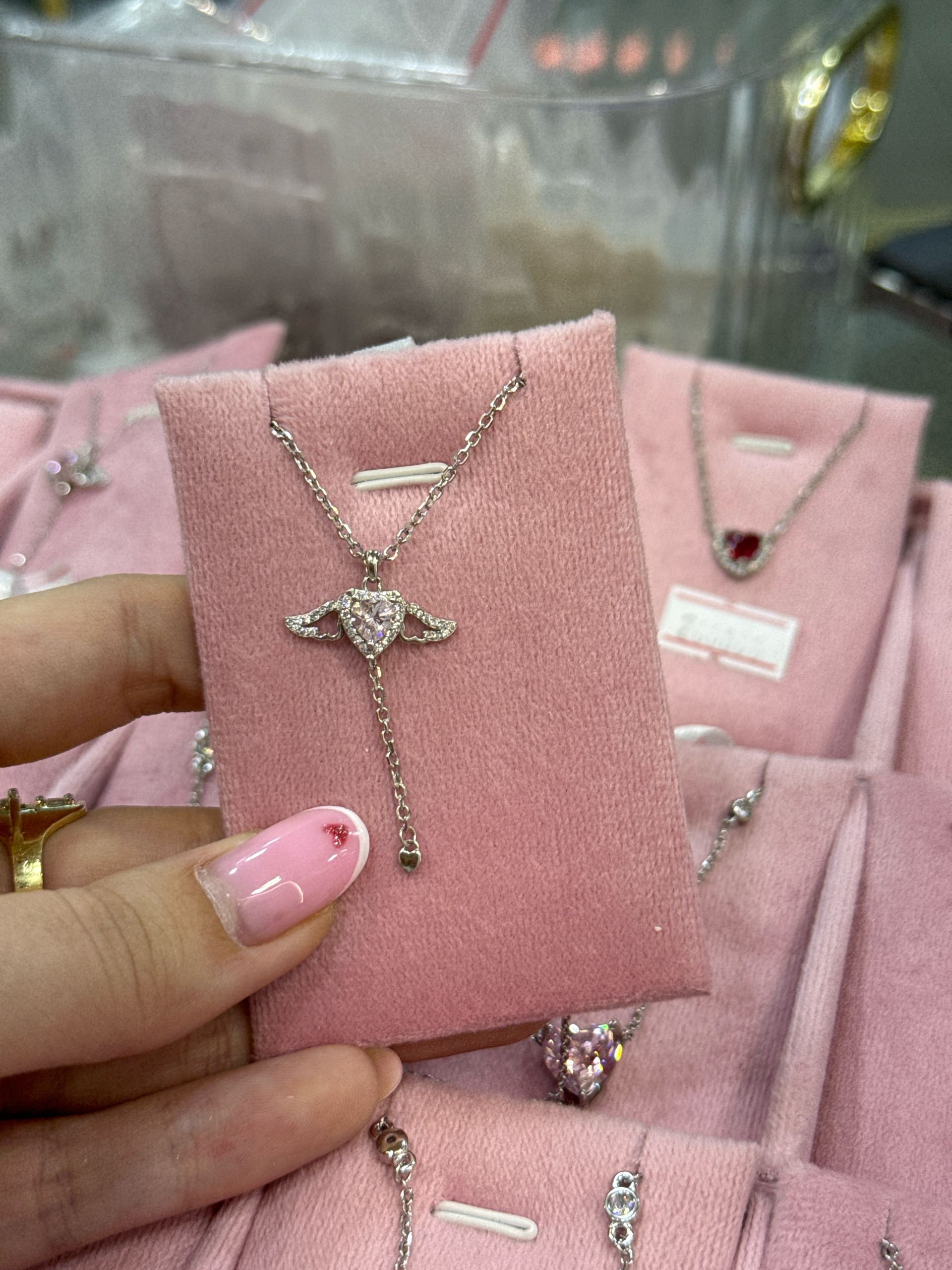 цепочка сердце