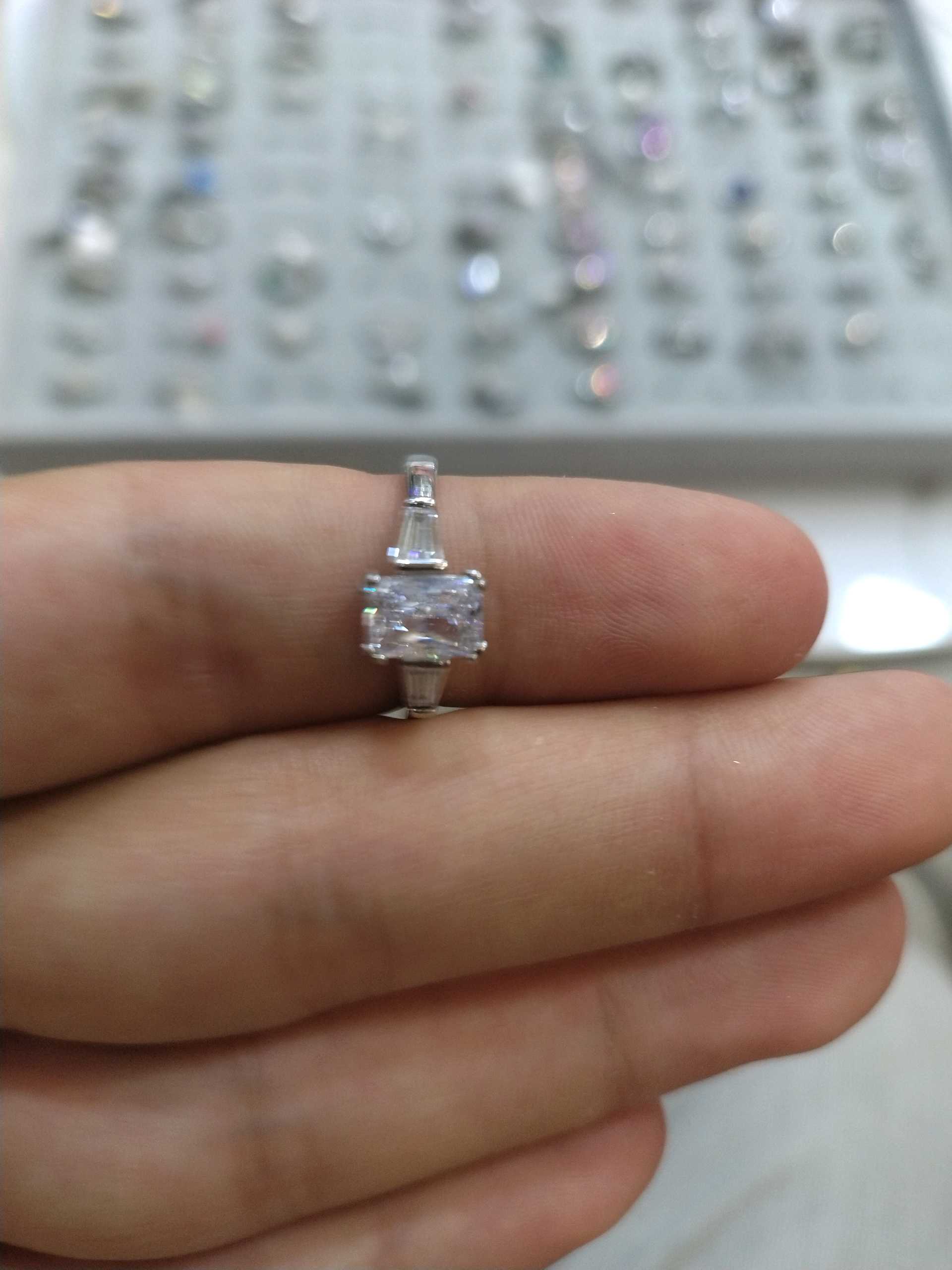 Кольцо под брилиант рег