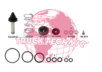 Ремкомплект воздушных крана BEYFREN 50.5010