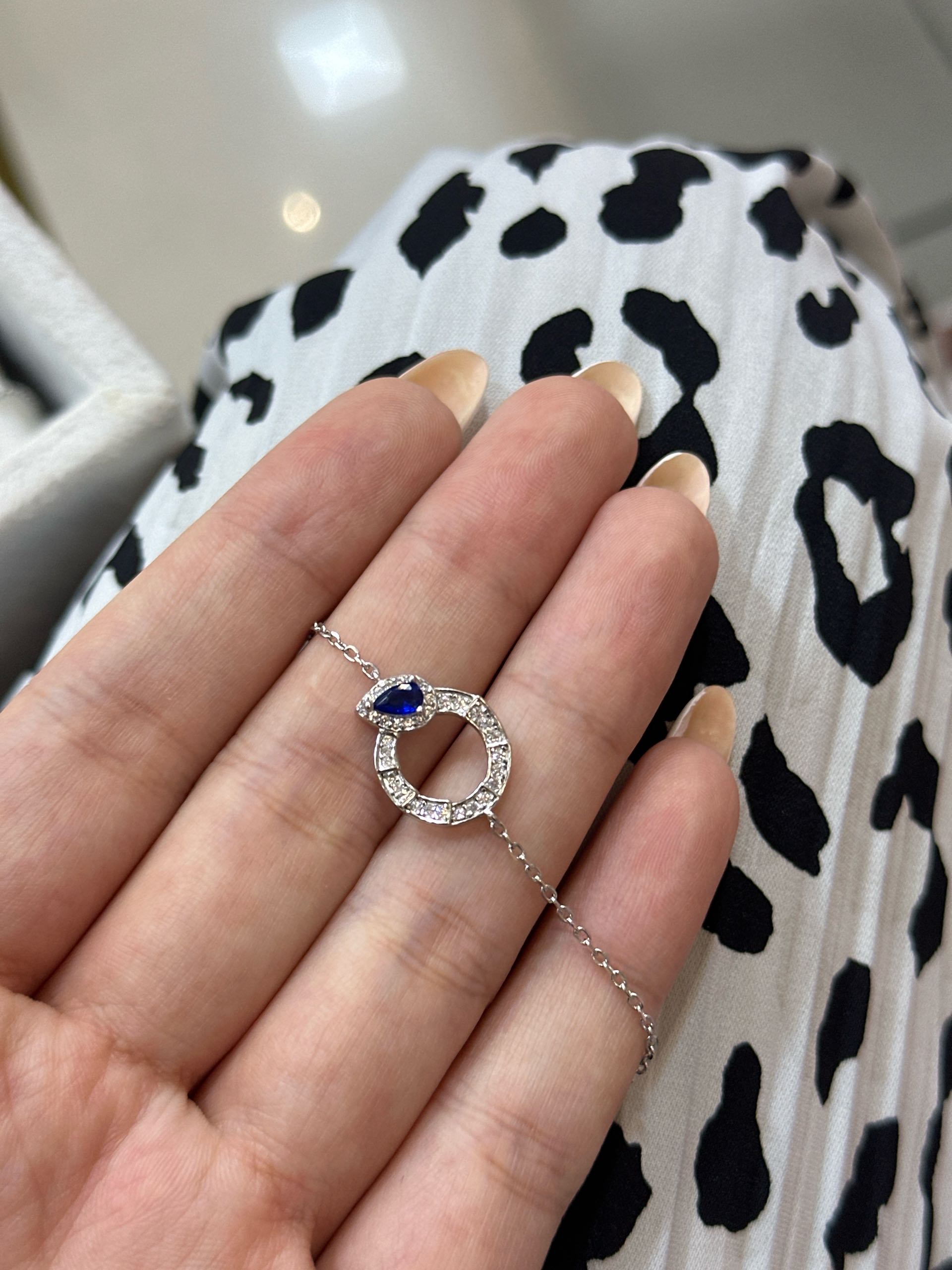 браслет Булгари синий