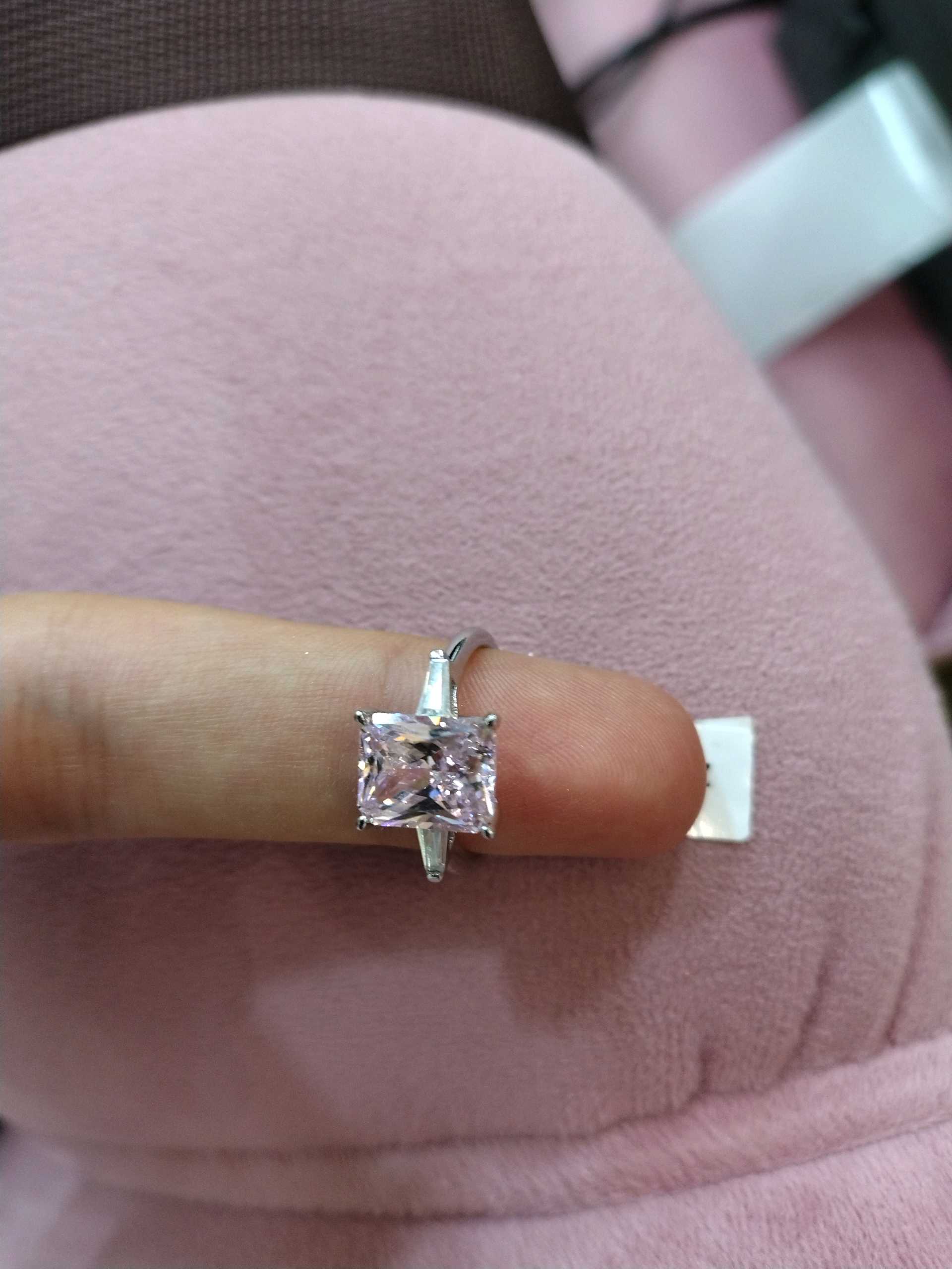 Кольцо розовый р16.5