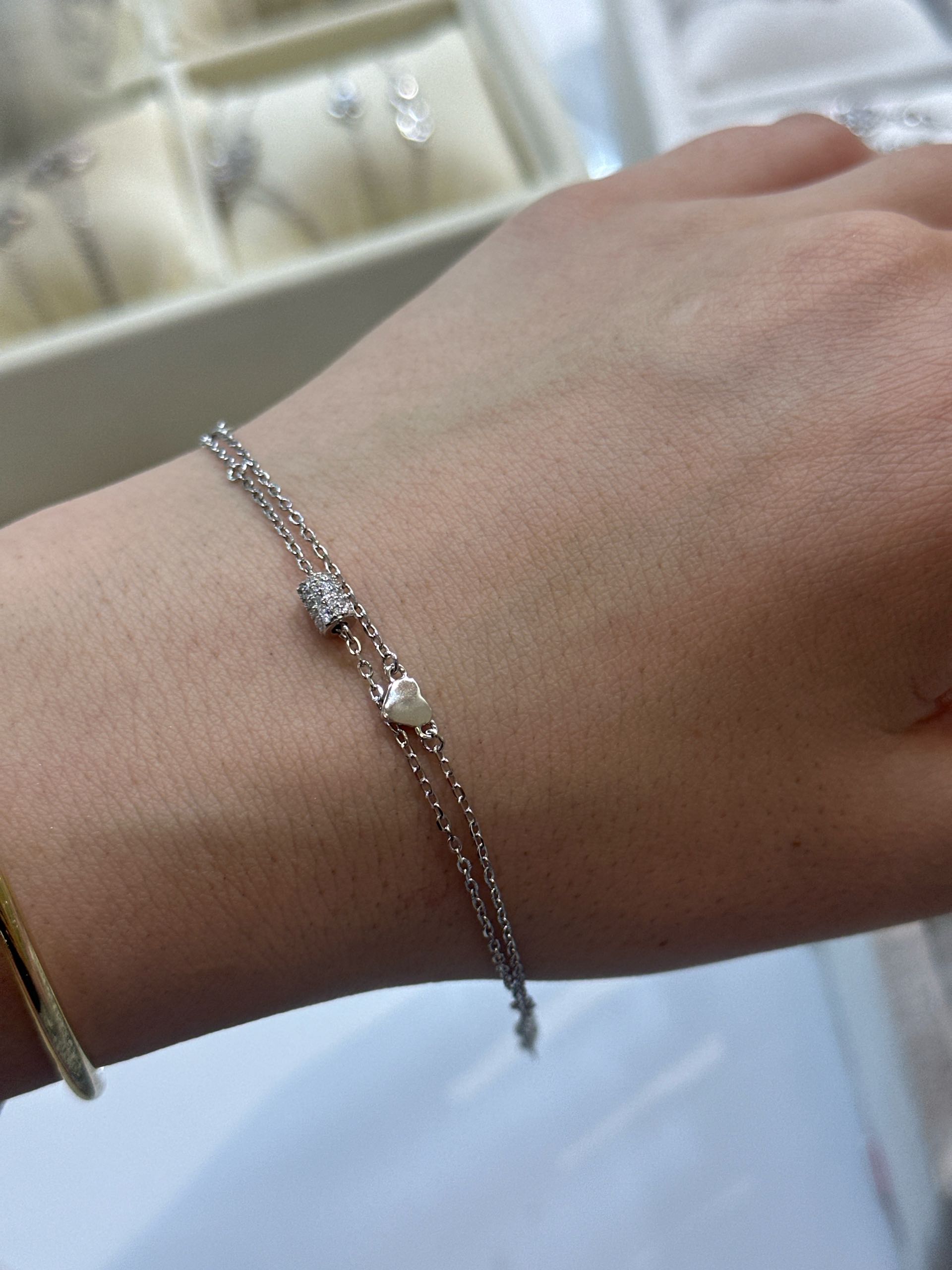 браслет двойной