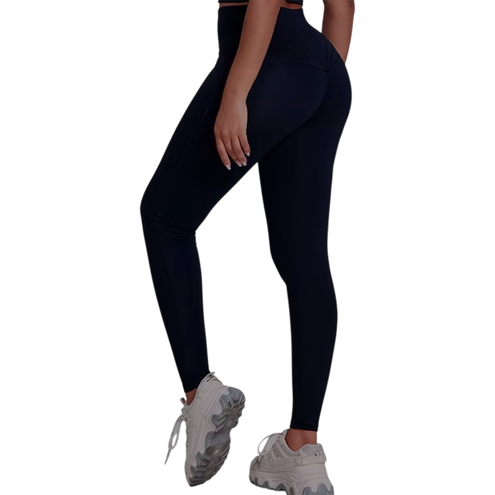 Леггинсы гладкие со швами 