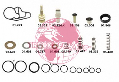 Ремкомплект воздушных крана BEYFREN 60.1114.2