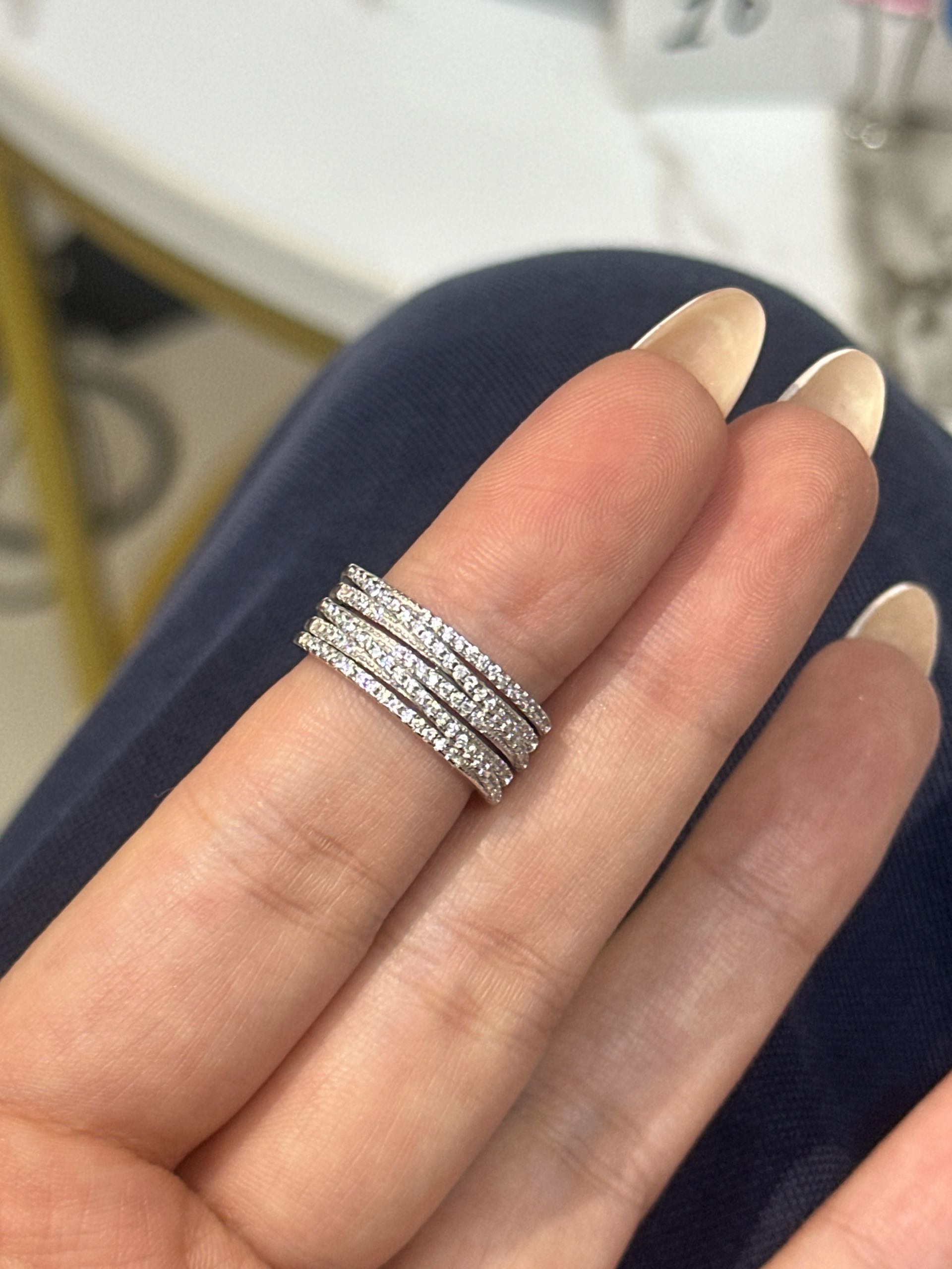 кольцо р16.5 под бриллиант