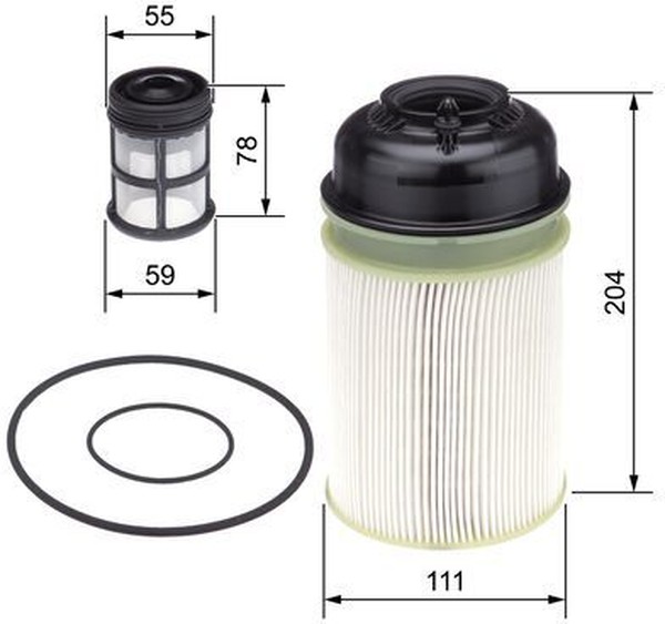 Топливный фильтр BOSCH F026402231