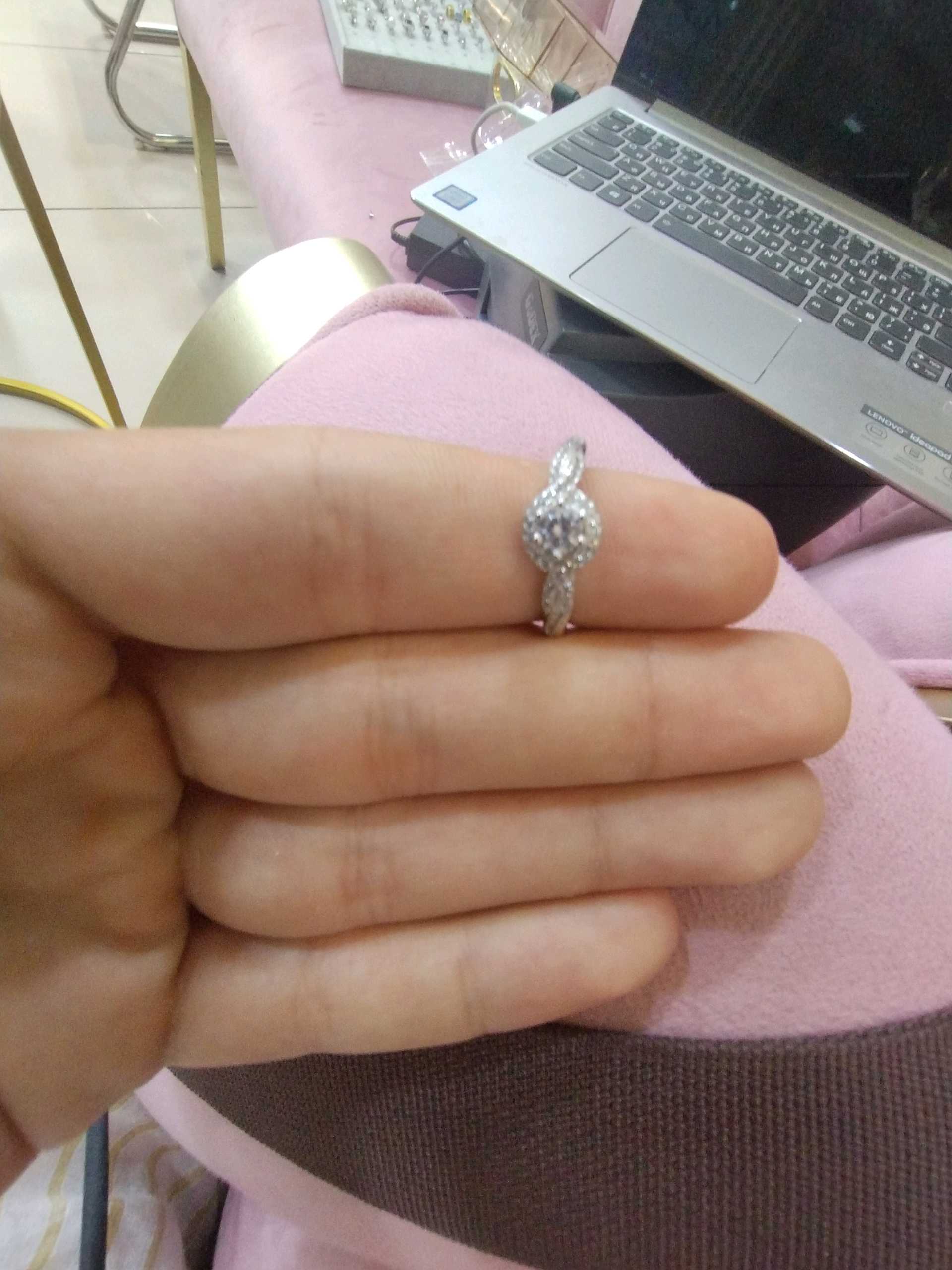 Кольцо под брилиант р17