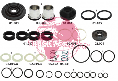 Ремкомплект воздушных крана BEYFREN 60.9007.1