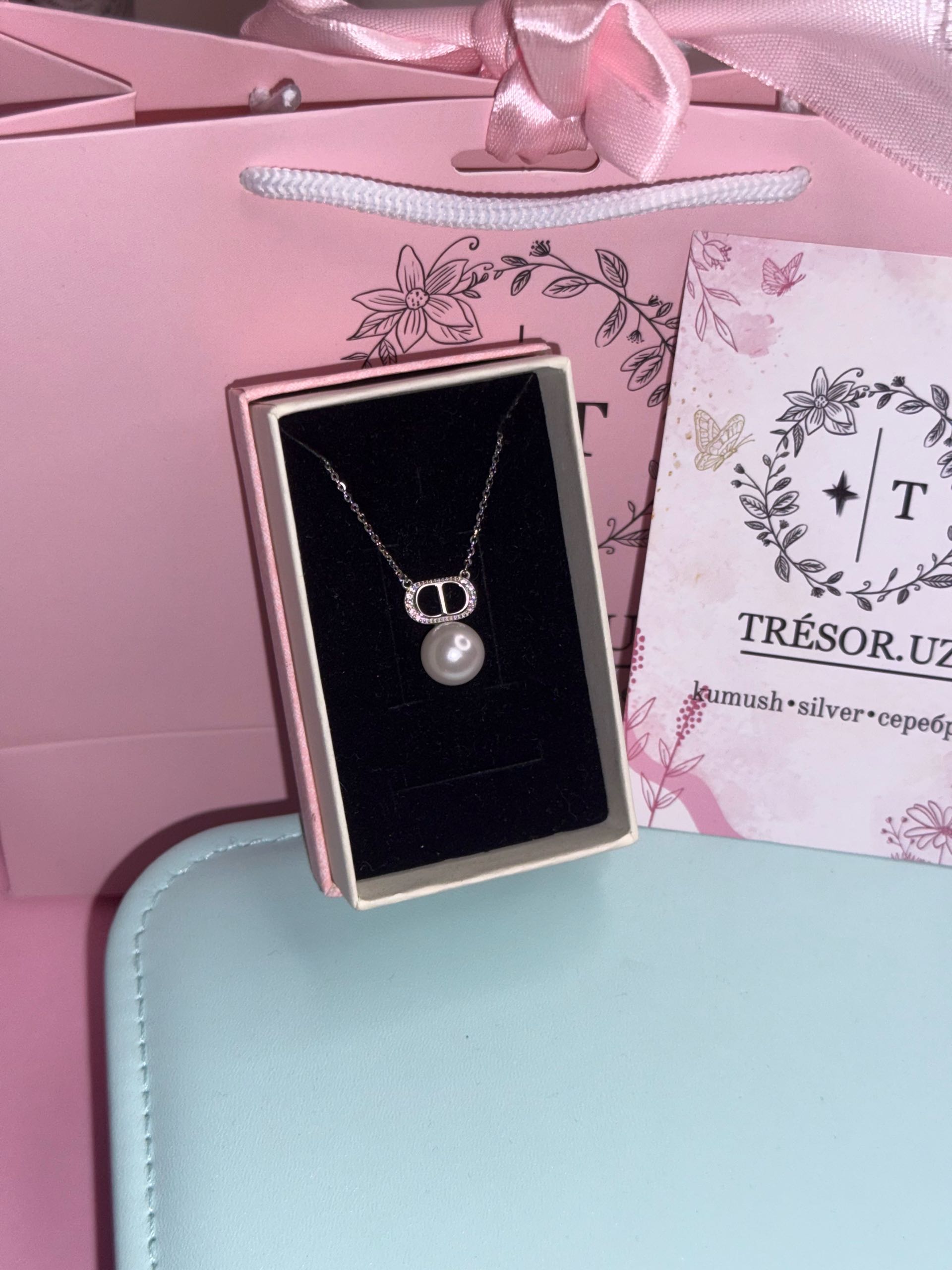 ц266 подвеска с искус жемчугом