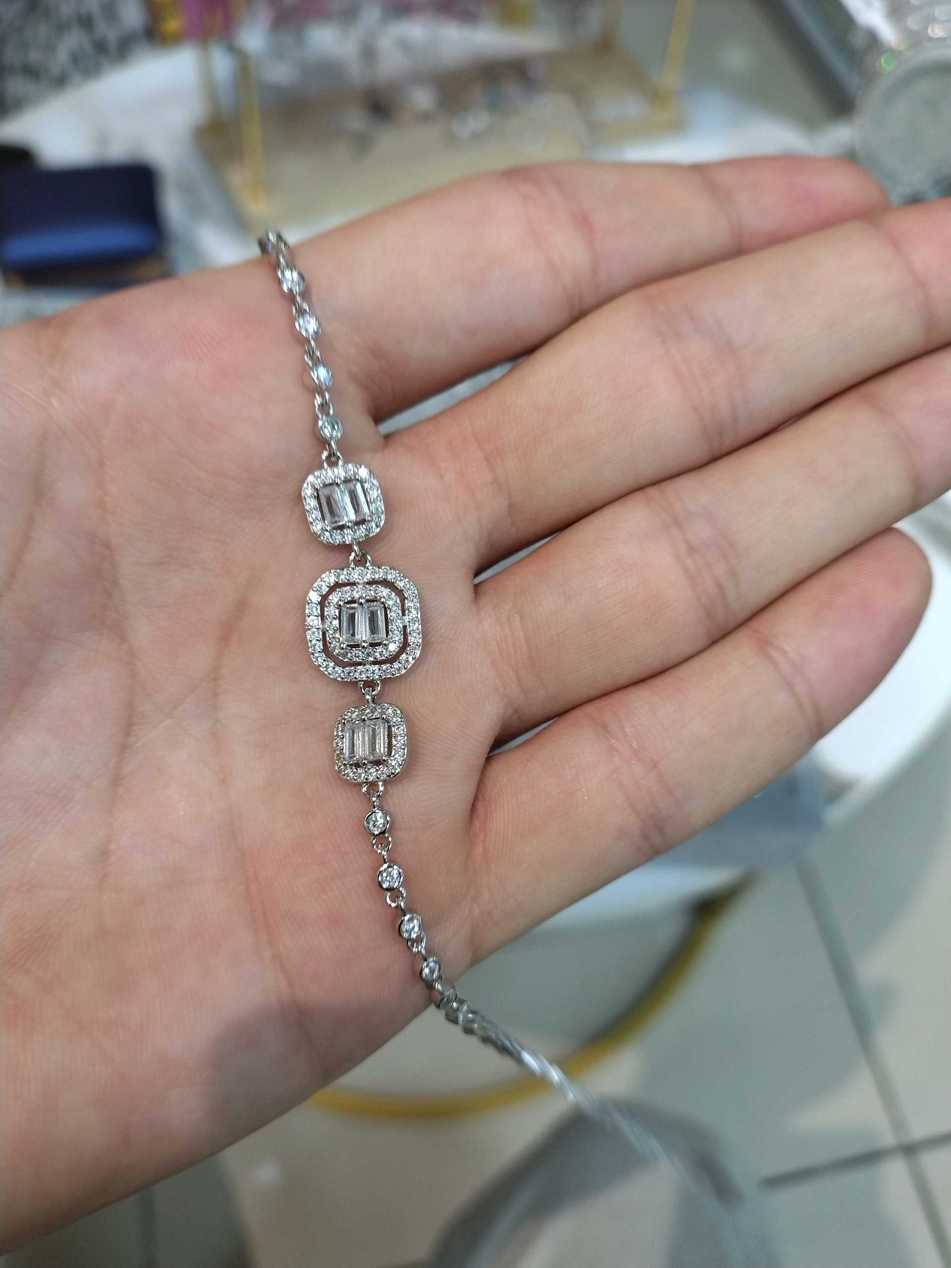 Браслет под брилиант