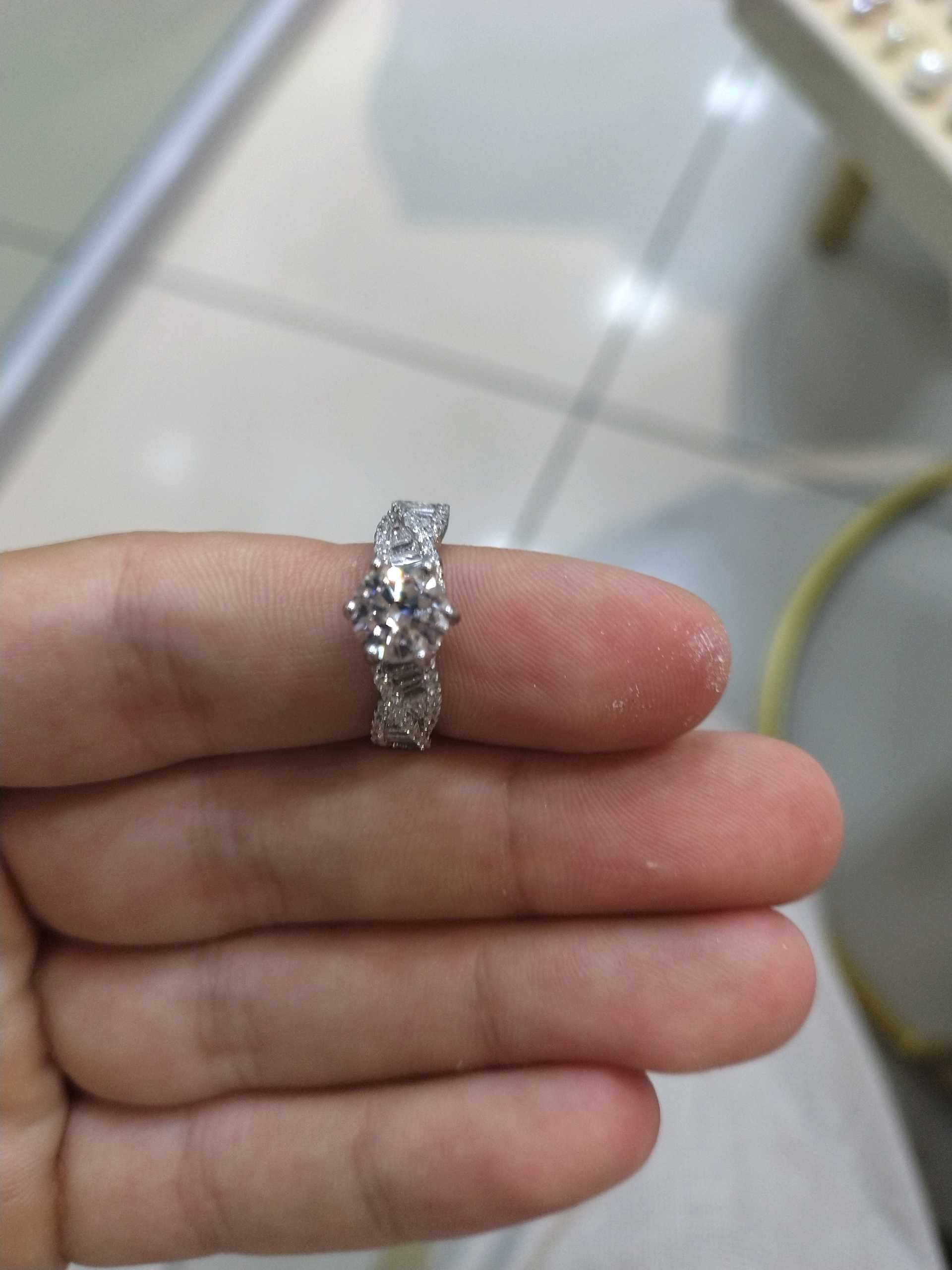 Кольцо под брилиант р17.5