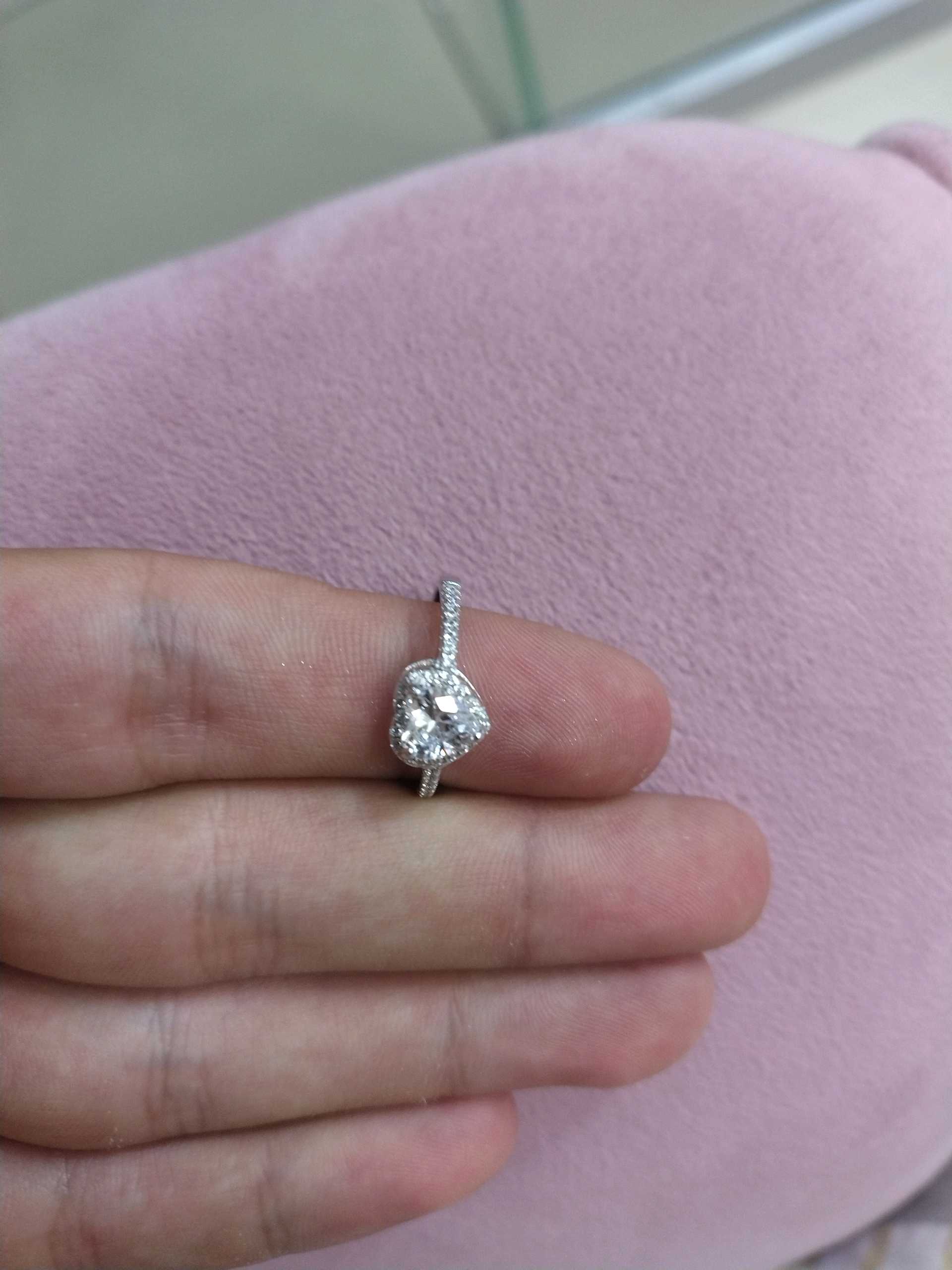 Кольцо сердечко р17.5