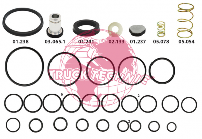 Ремкомплект воздушных крана BEYFREN 60.1704