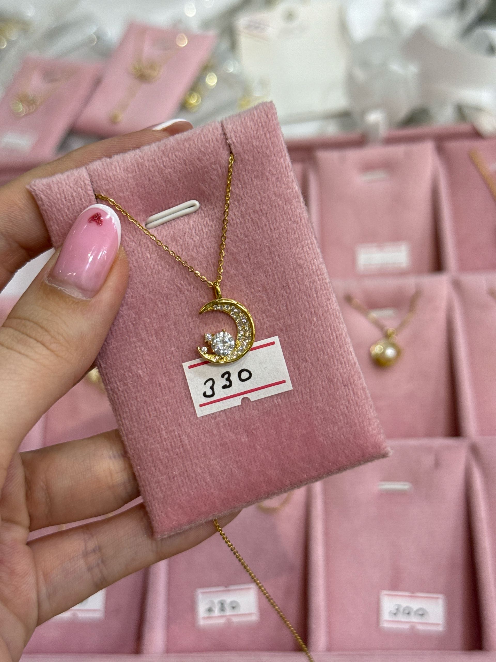 цепочка с золотым опылением