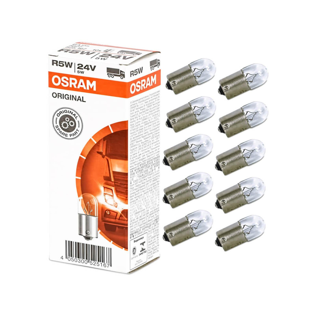 Лампа автомобильная OSRAM 5627 24V R5W