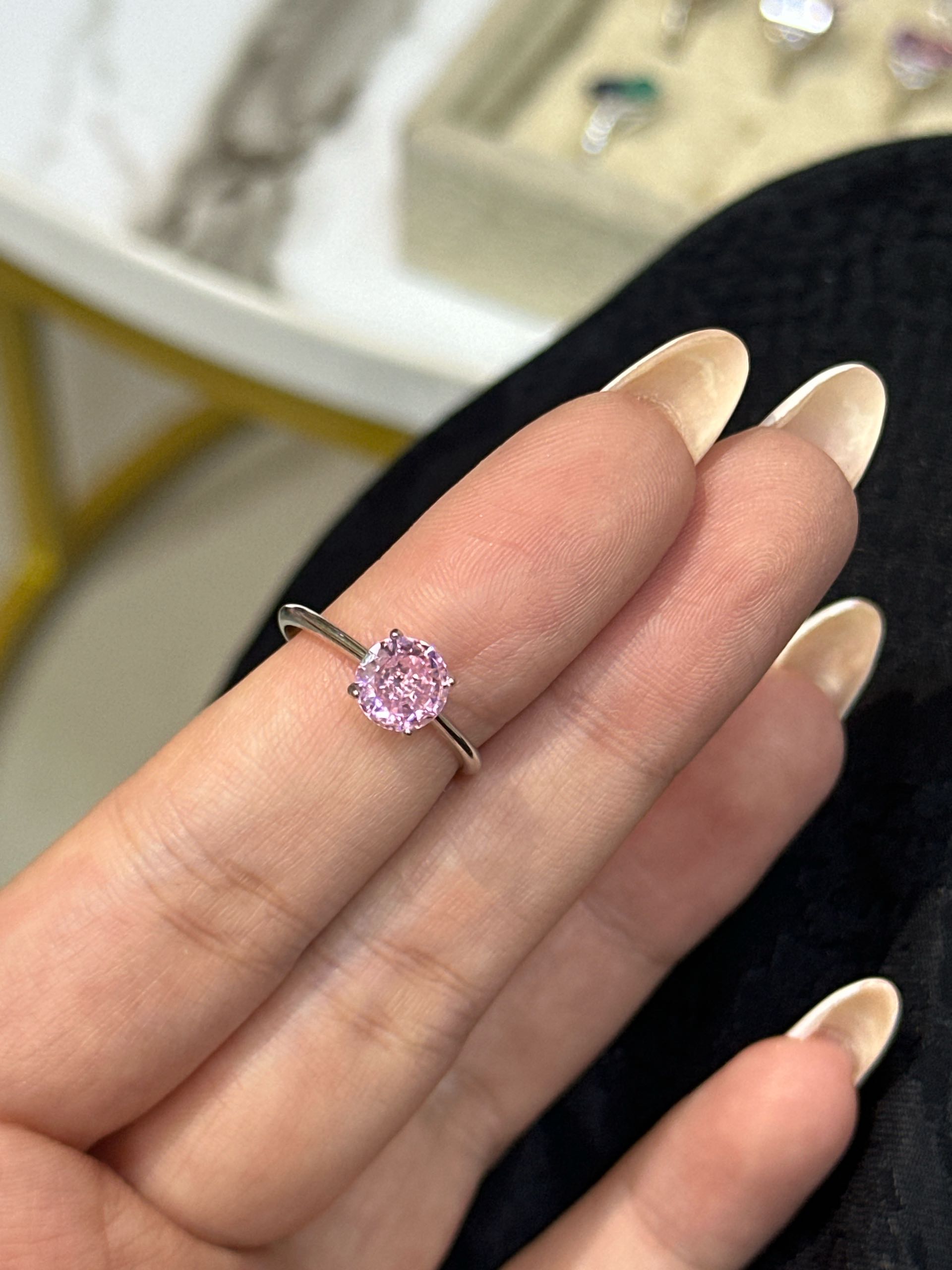 колцьо розовый р17.5