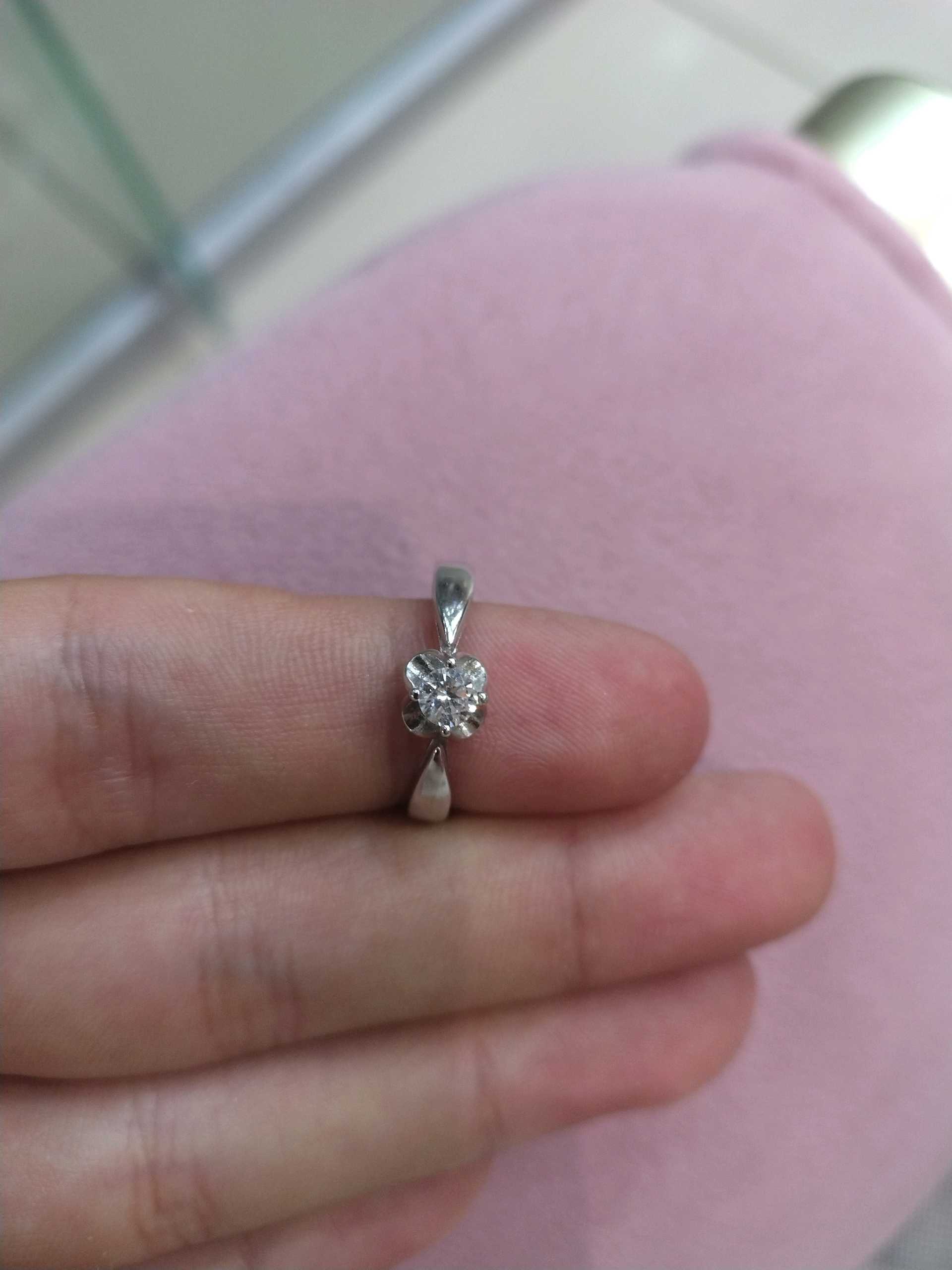 Кольцо под брилиант 17.5