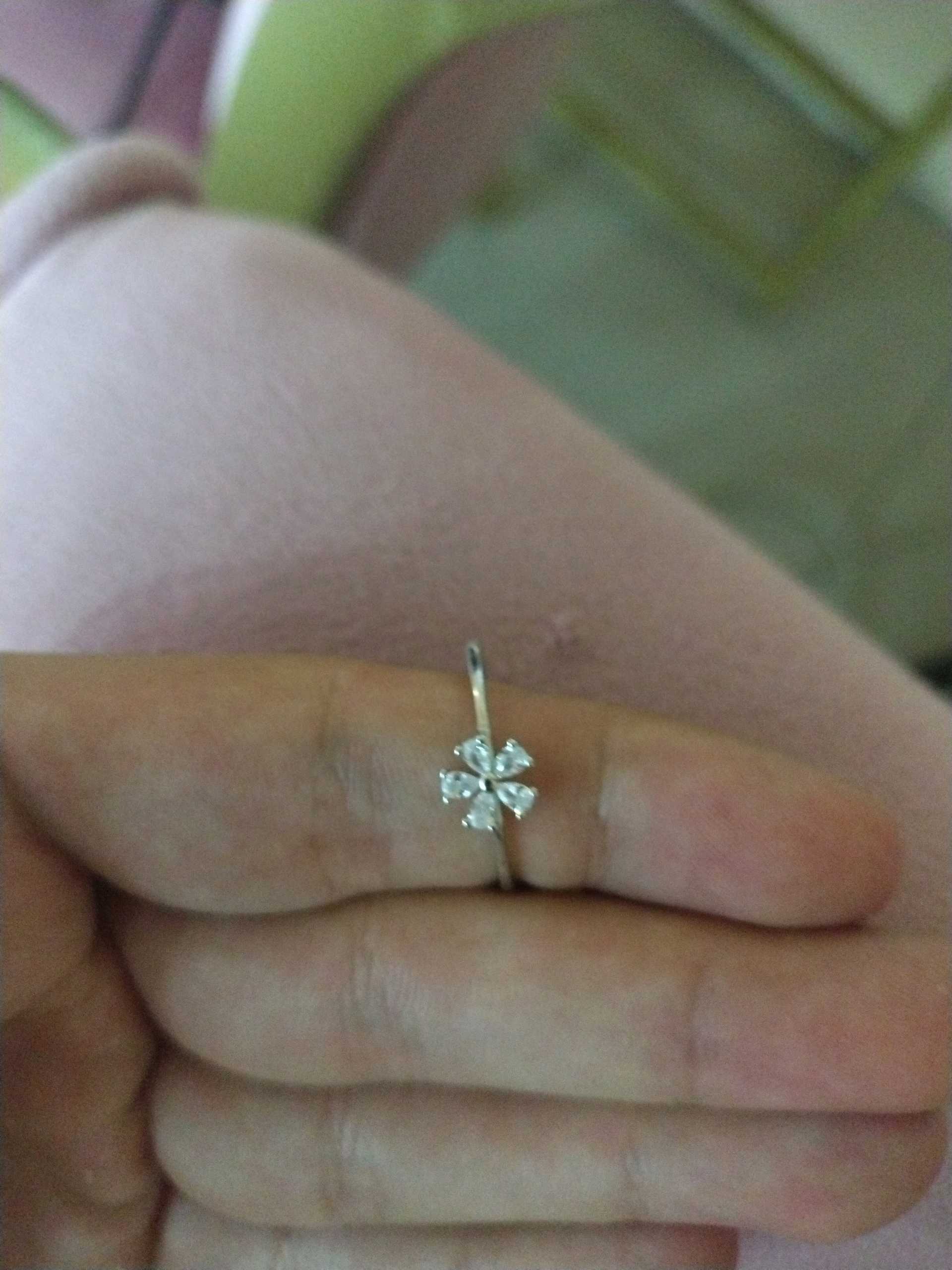 Кольцо цветок р19