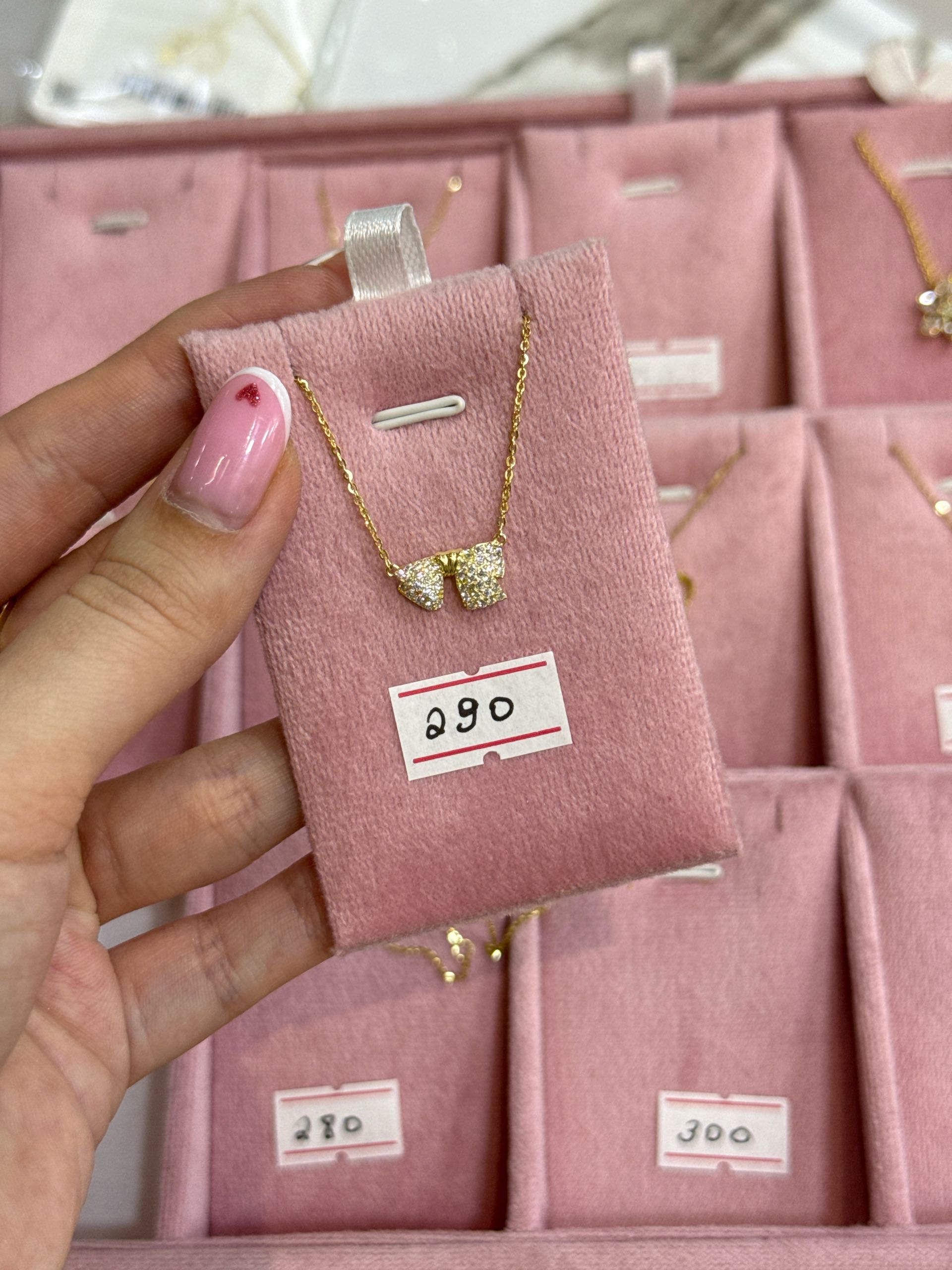 цепочка с золотым опылением