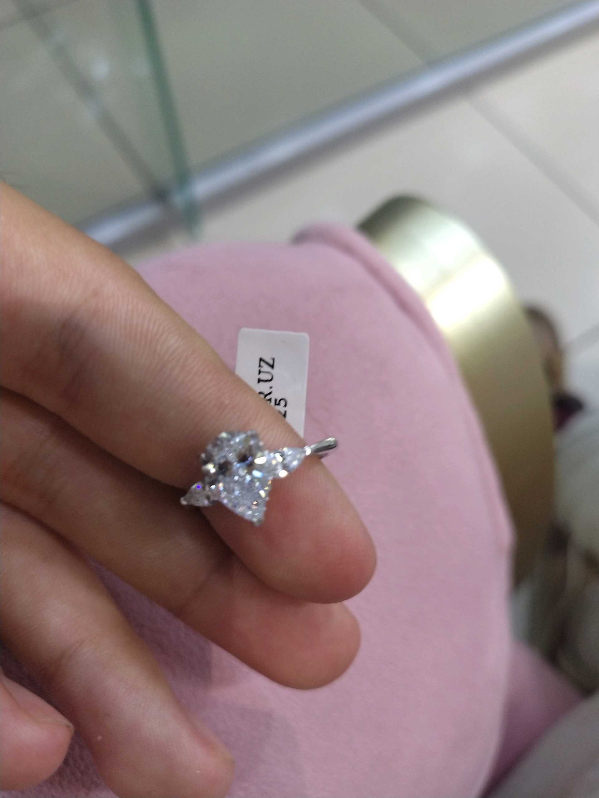 Кольцо под брилиант р17.5