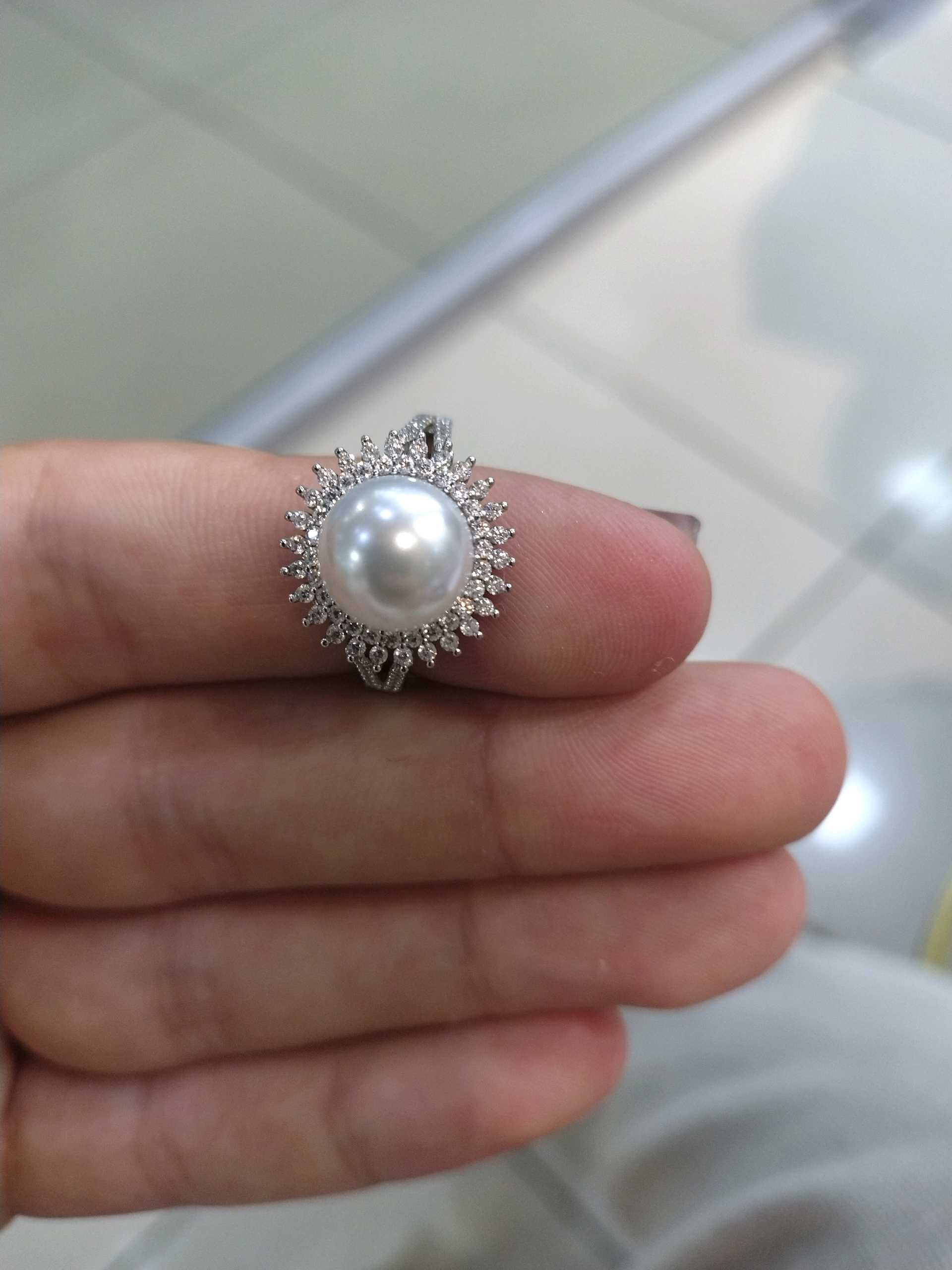 Кольцо жемчуг р17.5