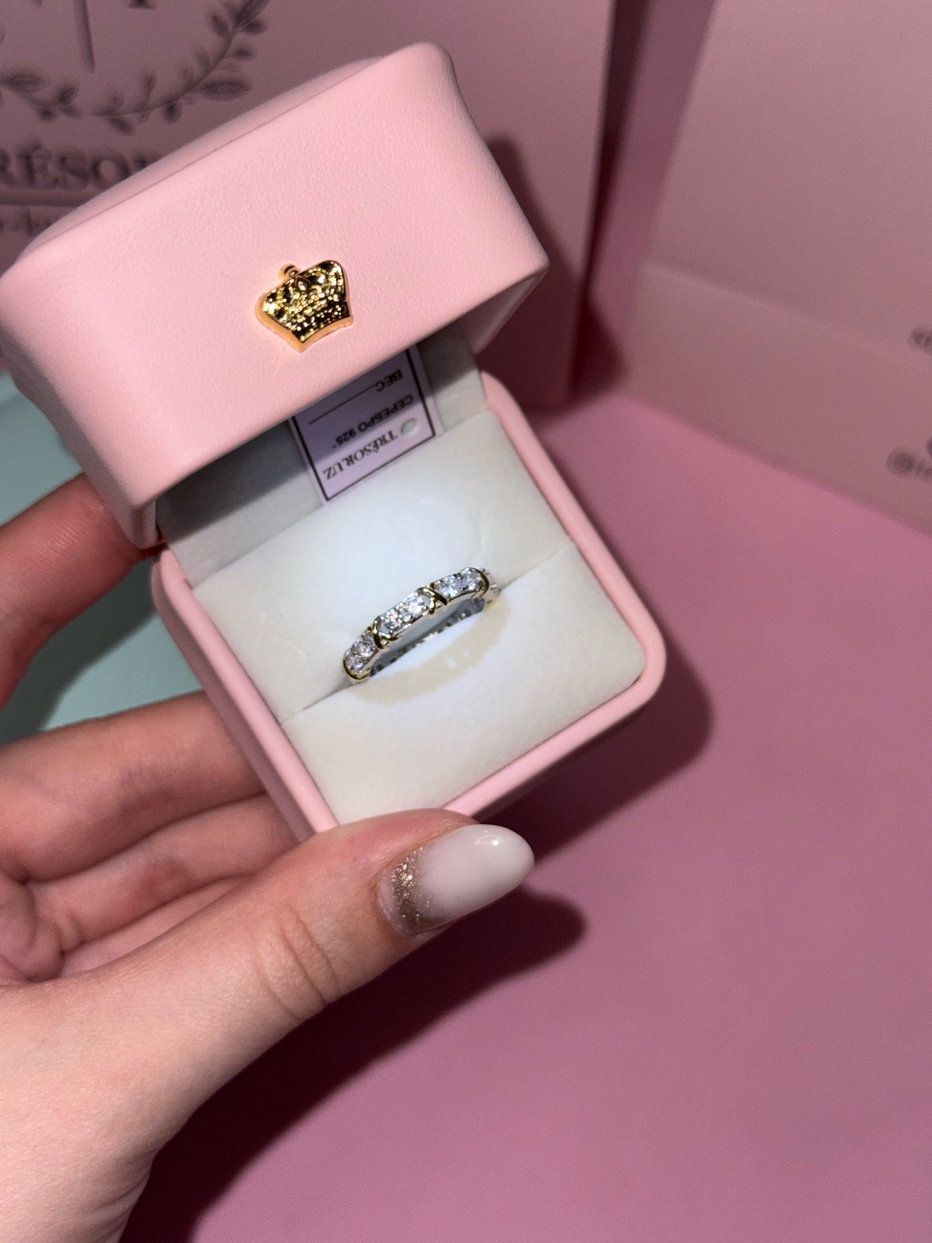 кольцо Тиффани тонкое / 17