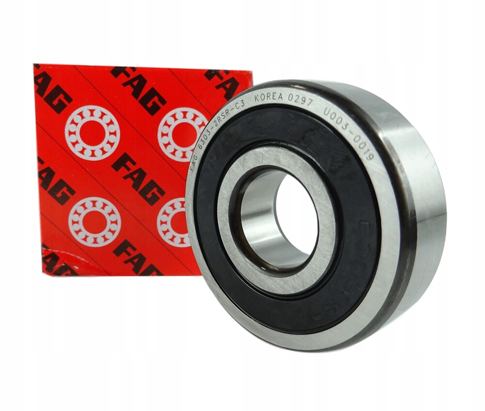 Подшипник шариковый FAG 6303-2RSR-C3 (17x47x14)
