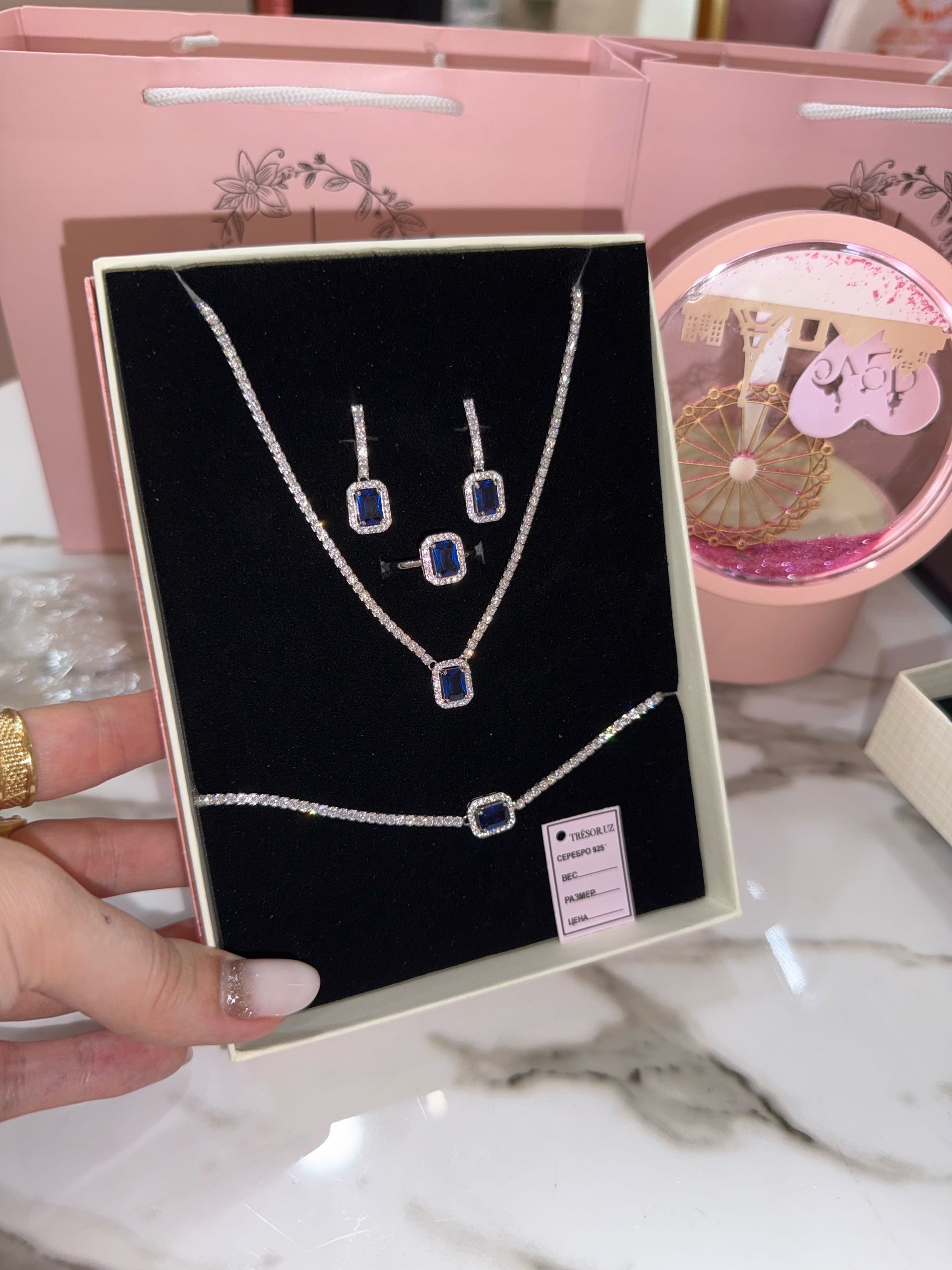 крупный набор в синем цвете / 18