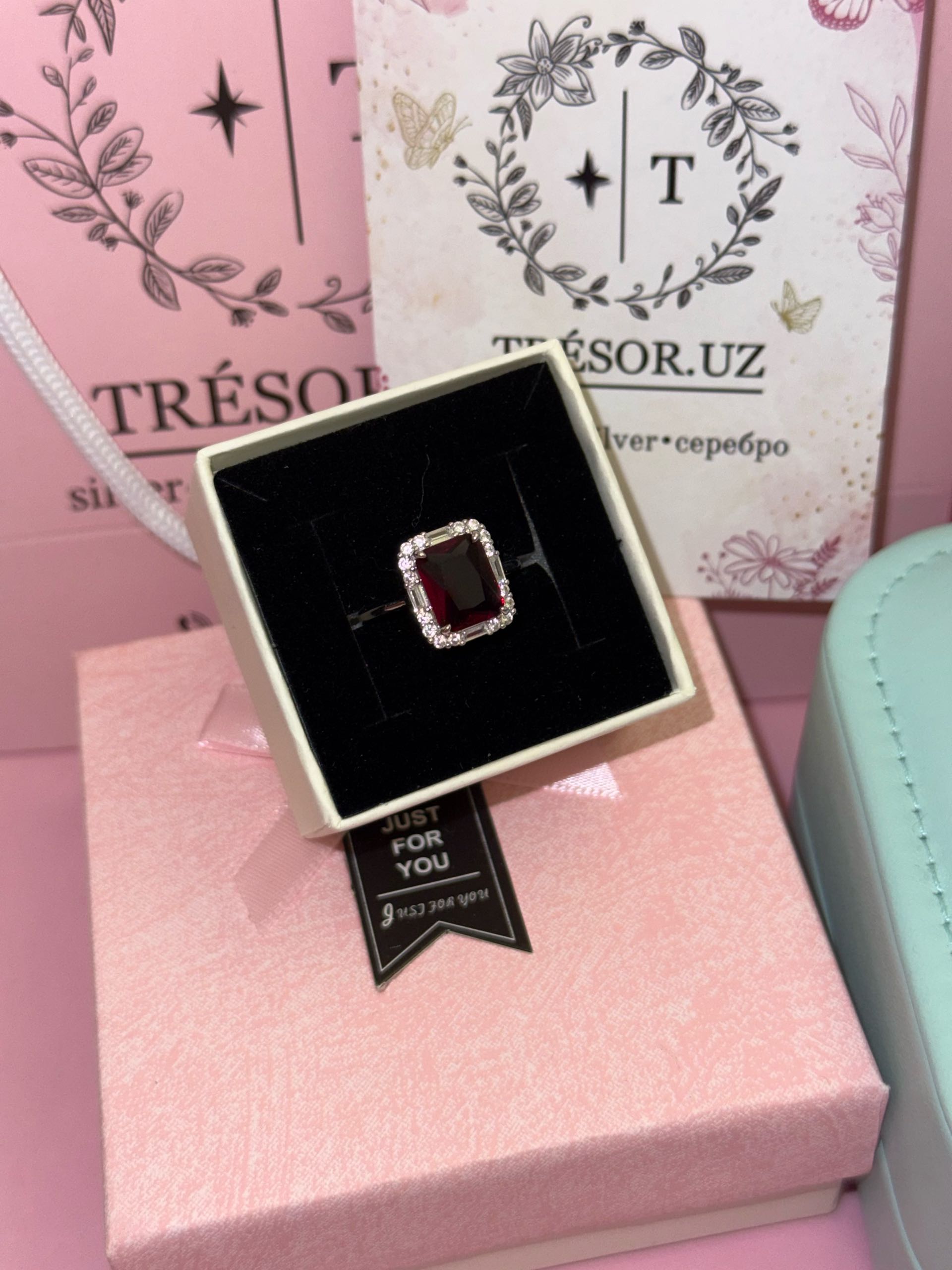 кольцо к496 рубин / 16,5