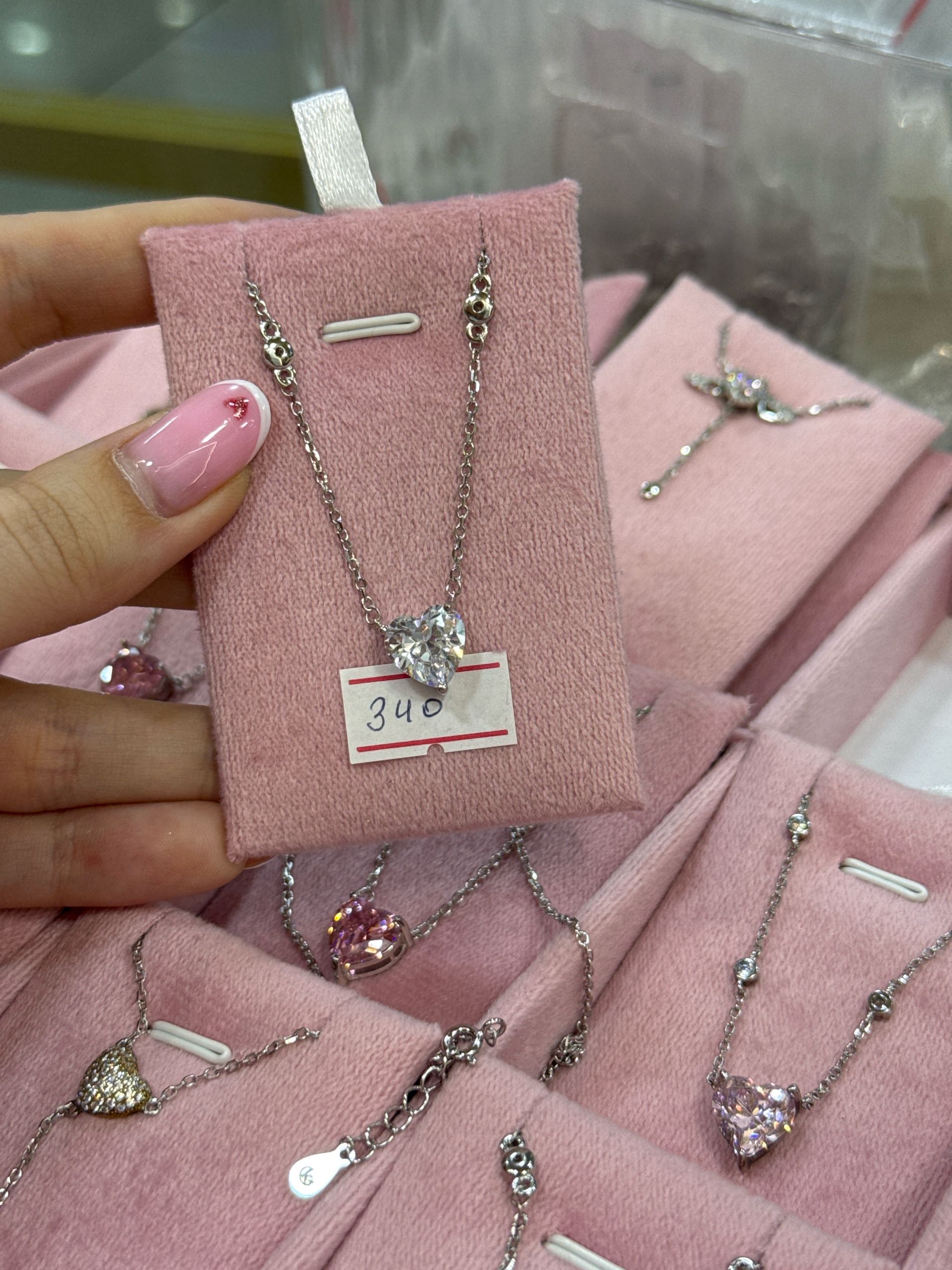 цепочка сердце