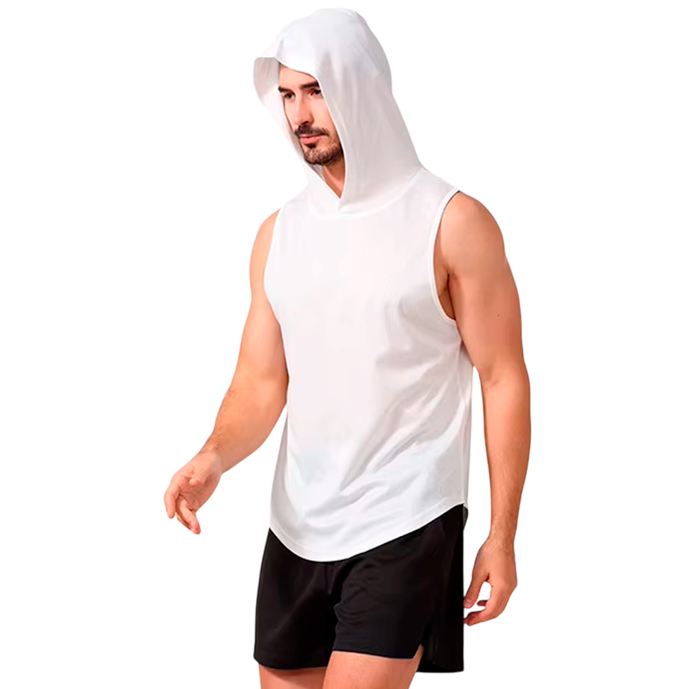 Майка с капюшоном сетчатая Light 