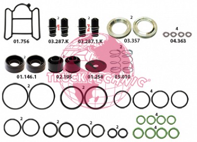 Ремкомплект воздушных крана BEYFREN 60.8005.3