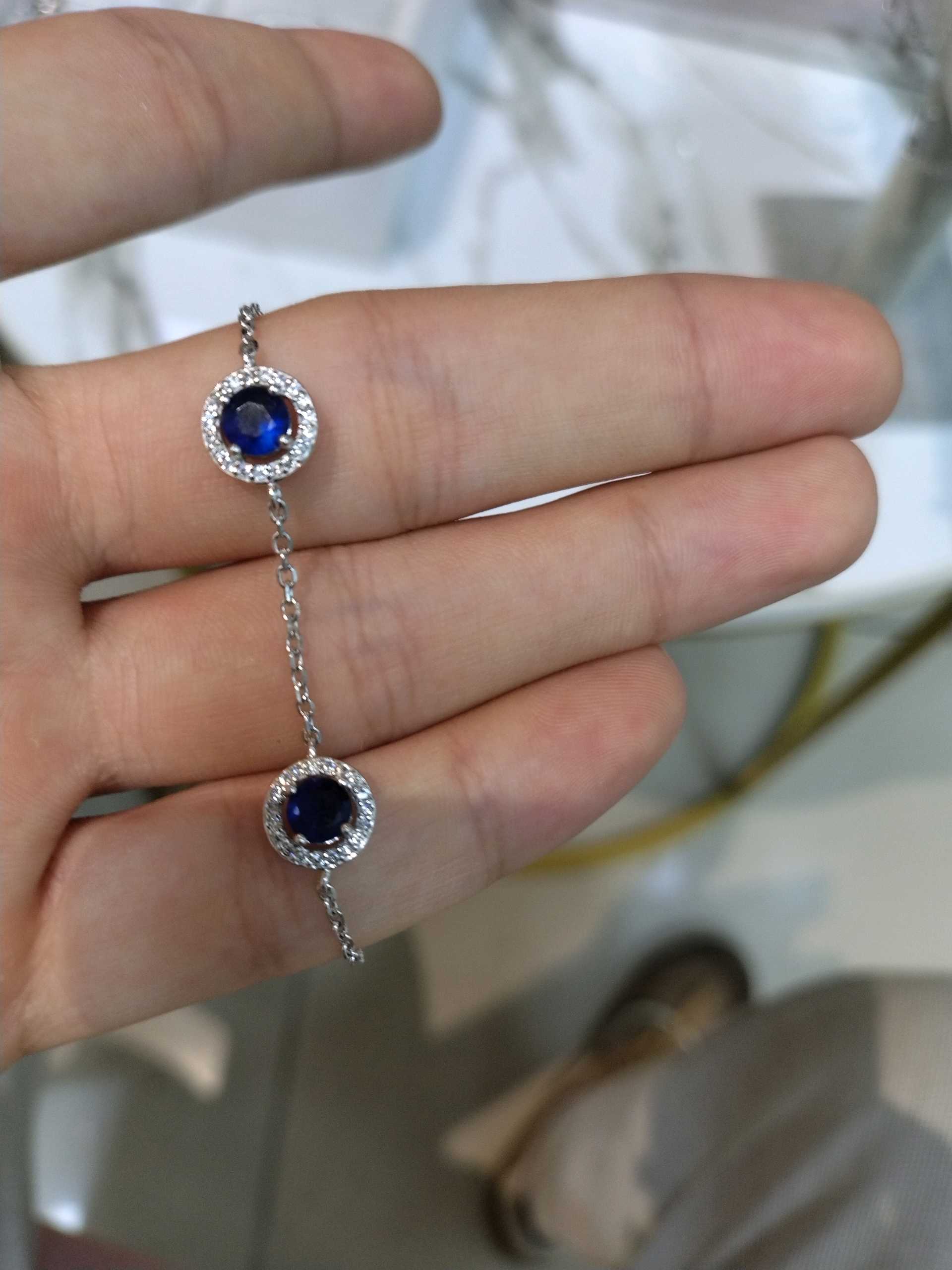 Браслет синий