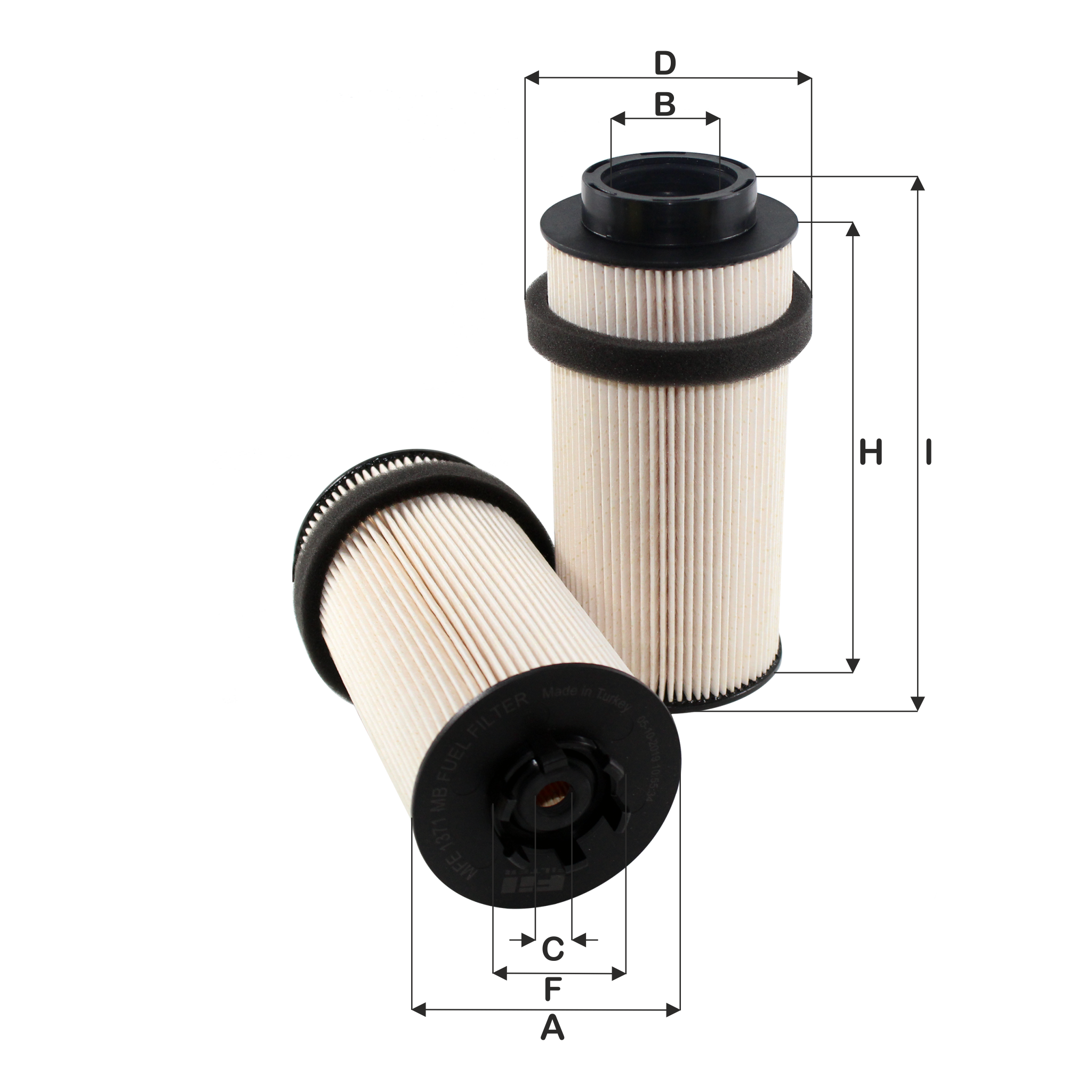 Топливный фильтр XF95 FIL FILTER MFE 1371MB