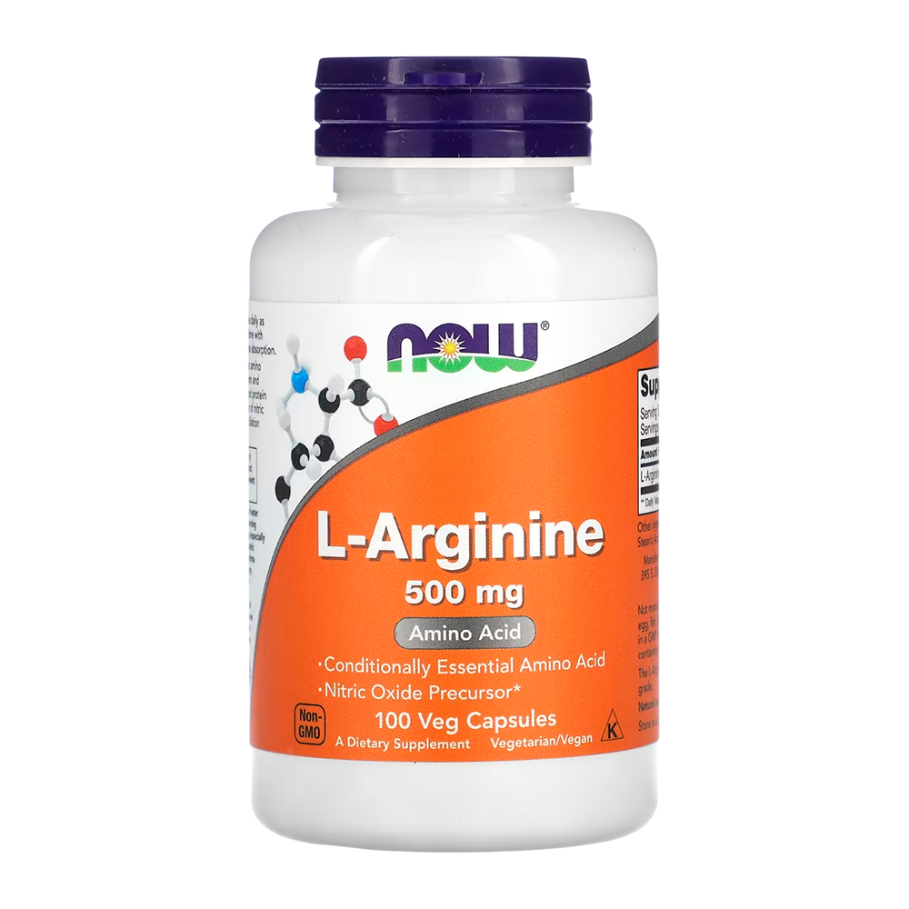 NOW Foods L-Arginine 500 mg 100 caps 