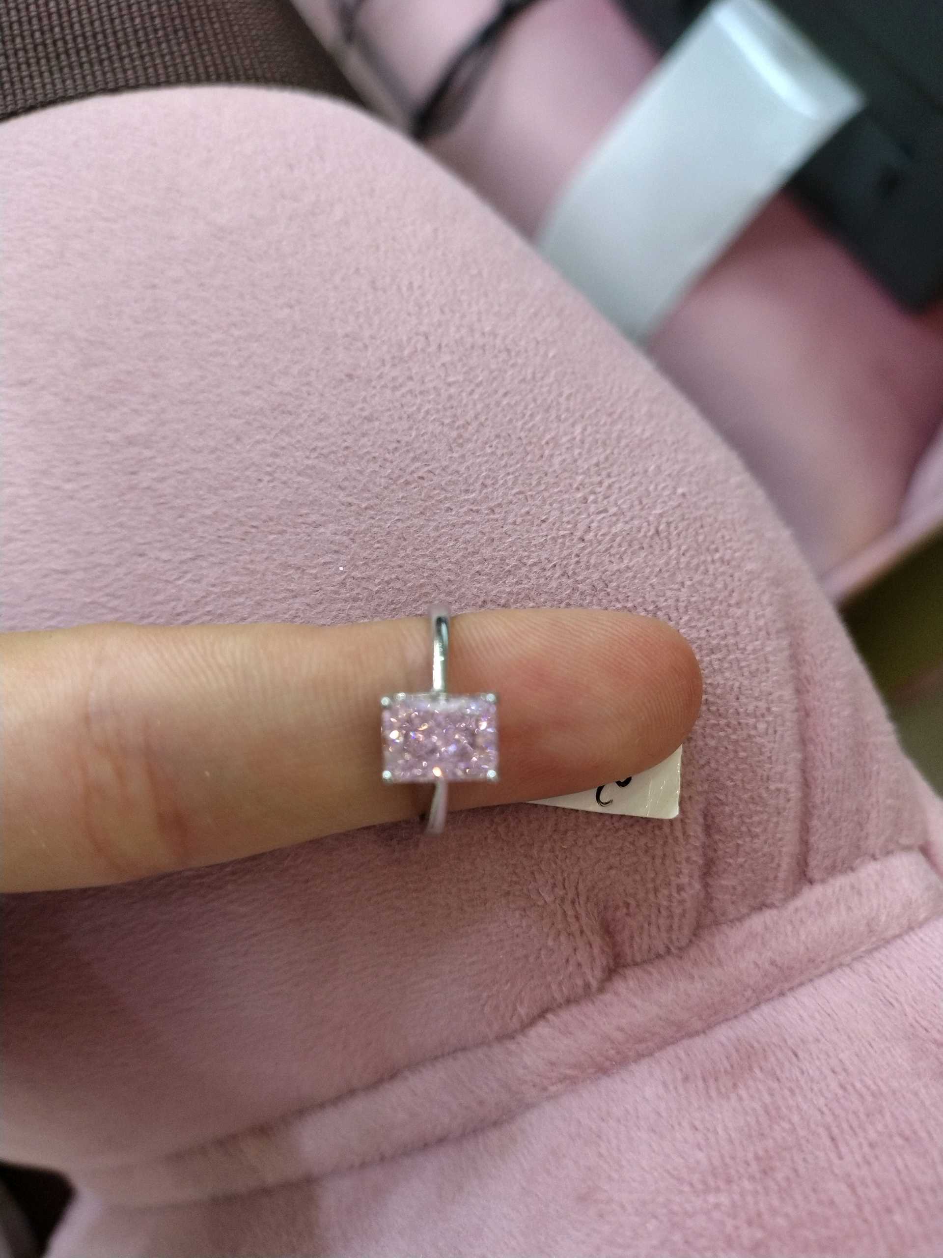 Кольцо розовый р16.5