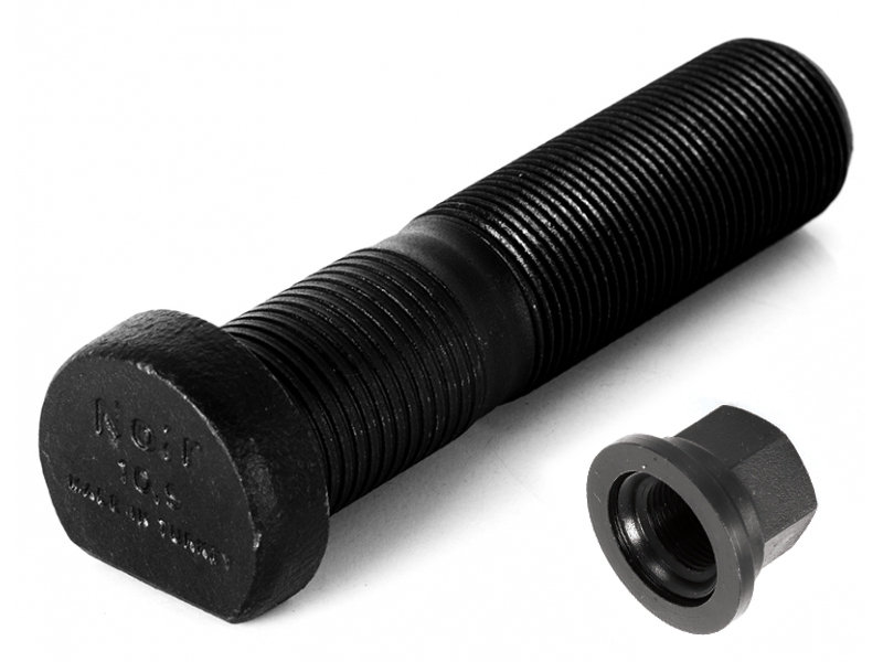 Шпилька колеса с гайкой NOIR AXOR ACTROS REAR M22X1,5X91 38118130-11