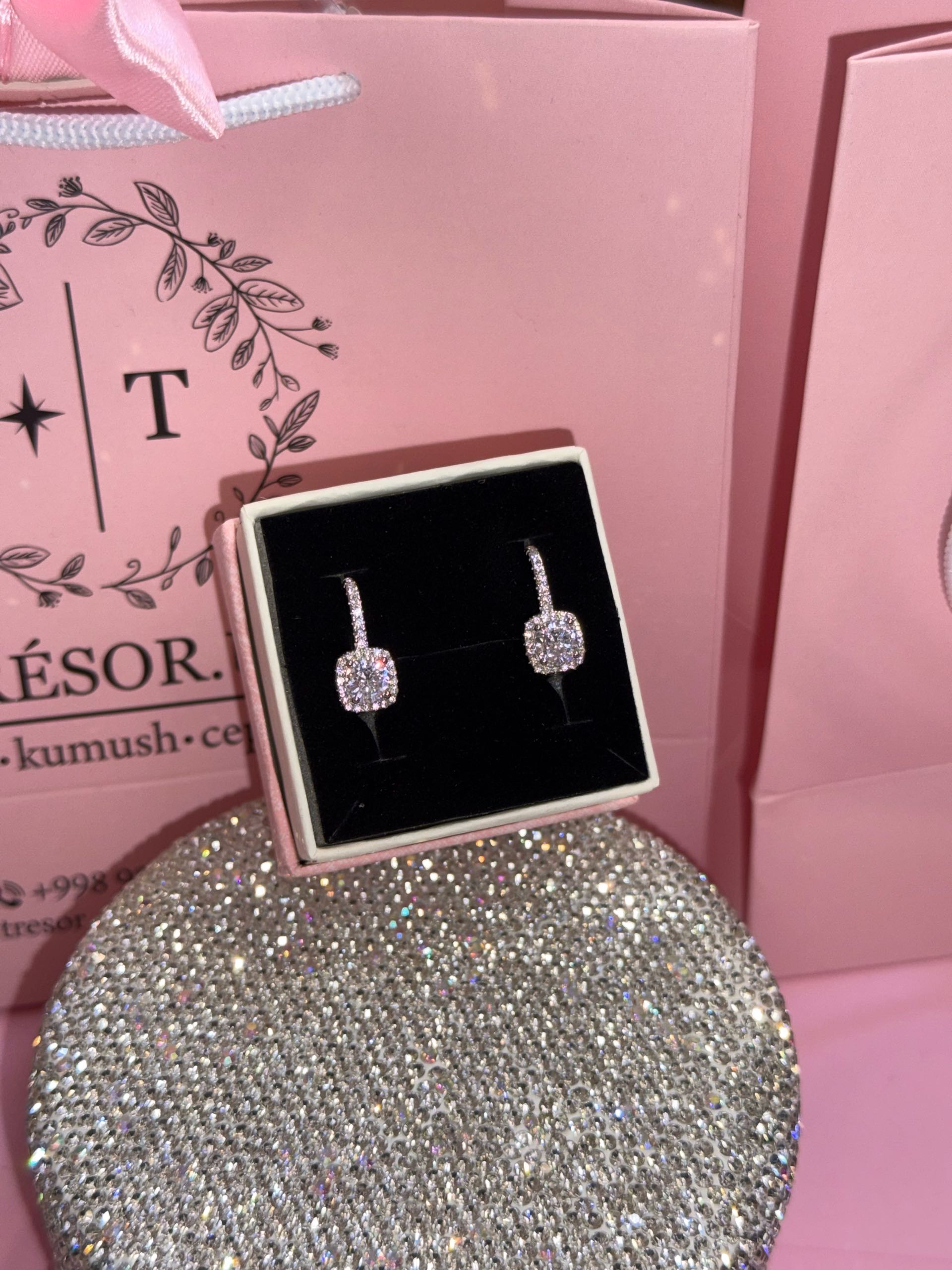 серьги с268 квадрат