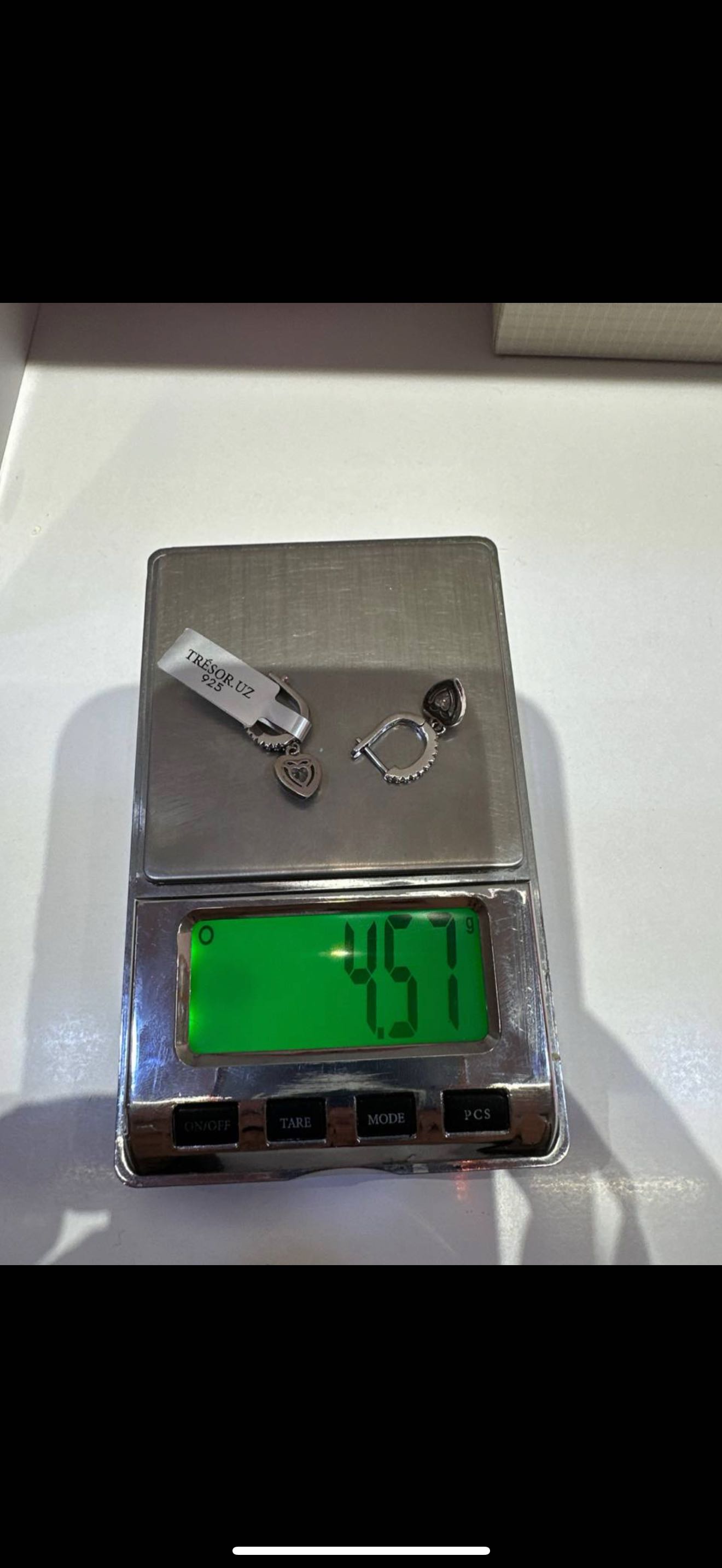 серьги с298 сердце