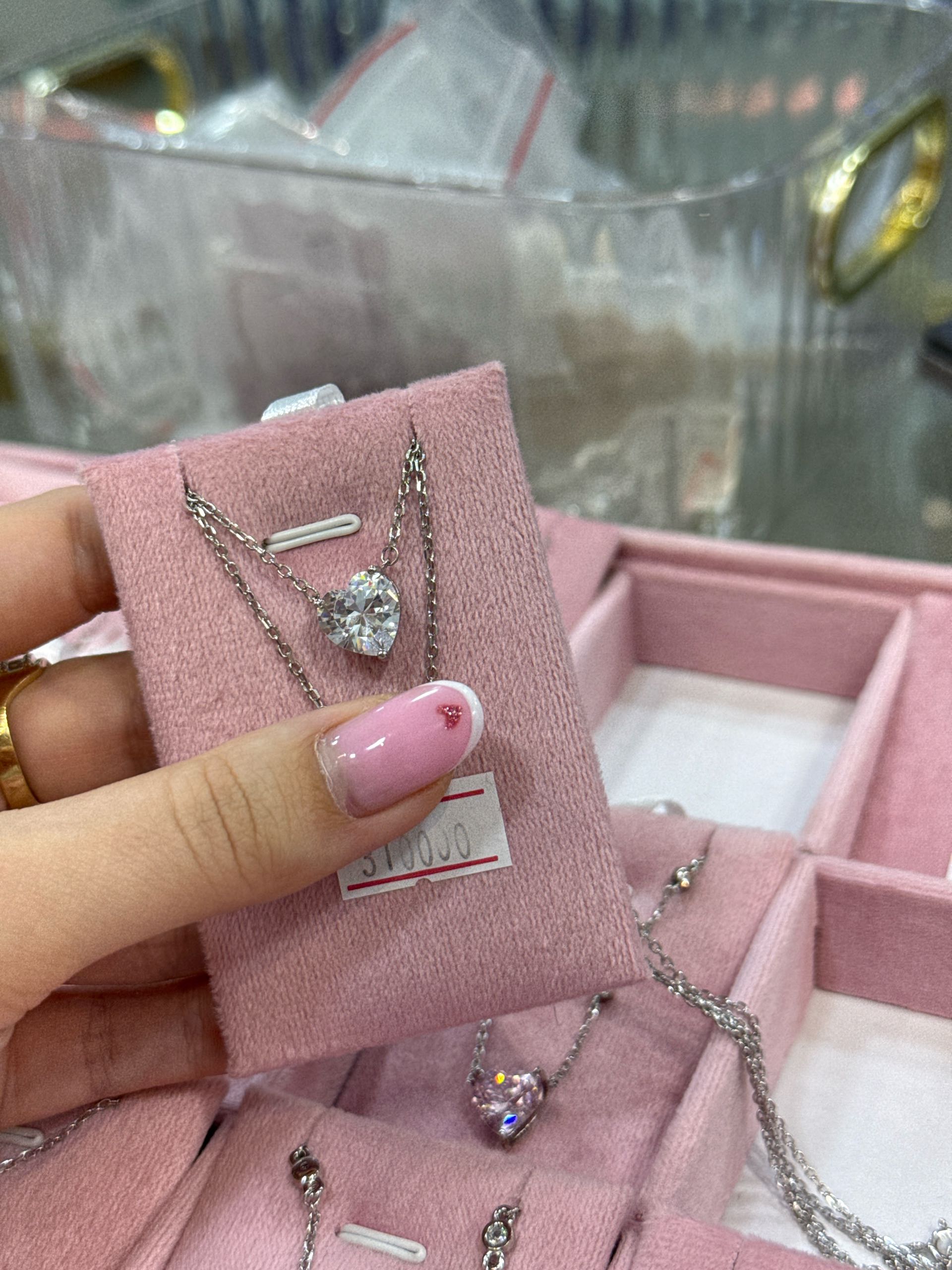 цепочка сердце