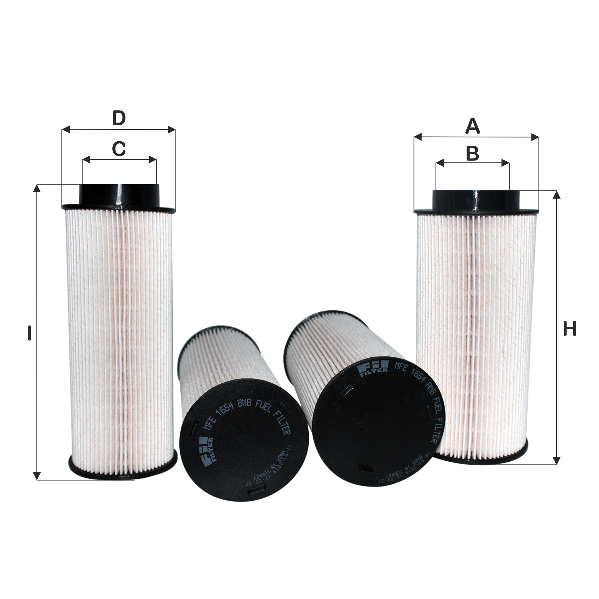 Топливный фильтр SCANIA FIL MFE1654 MB KIT