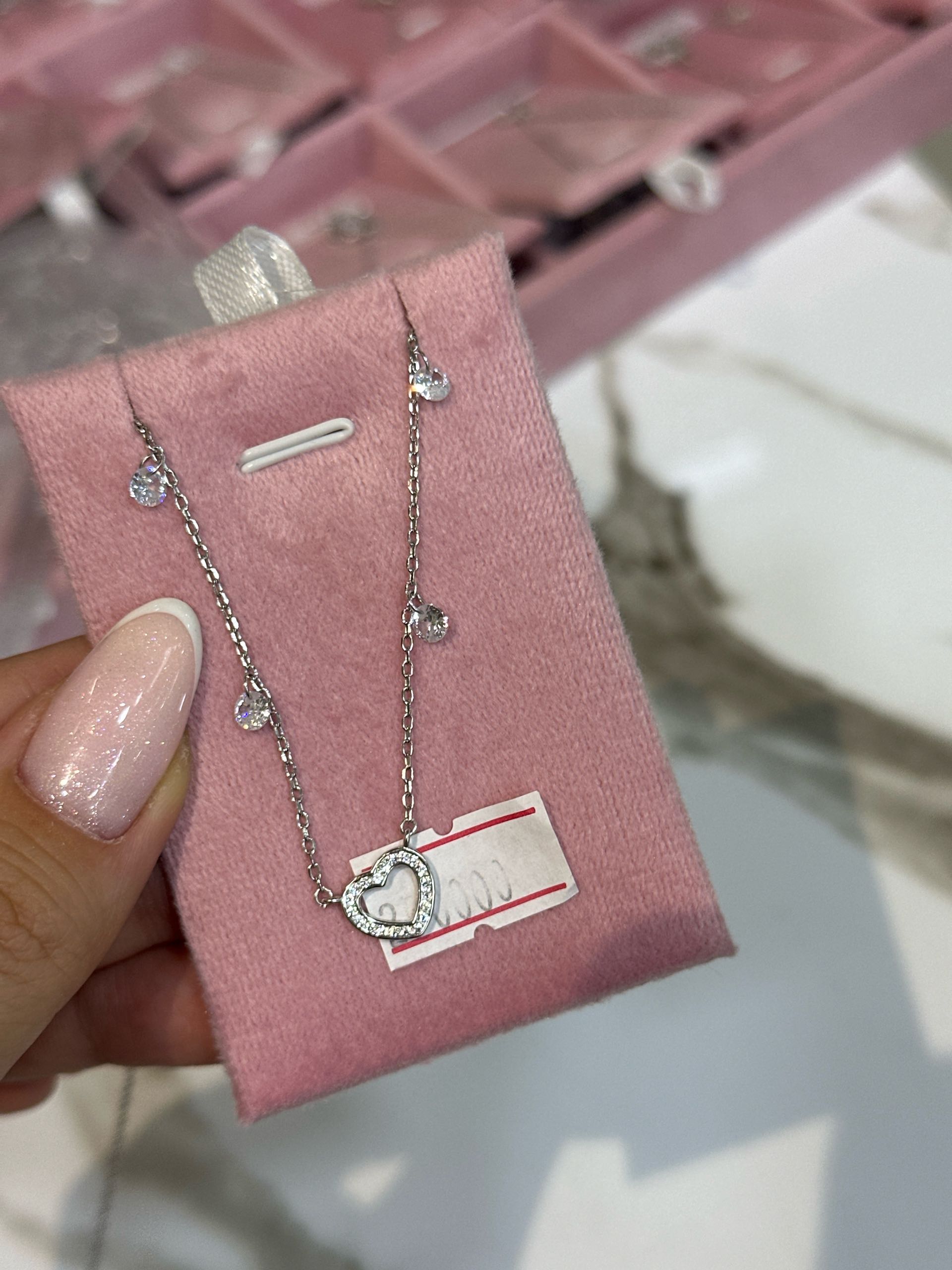 цепочка сердечко