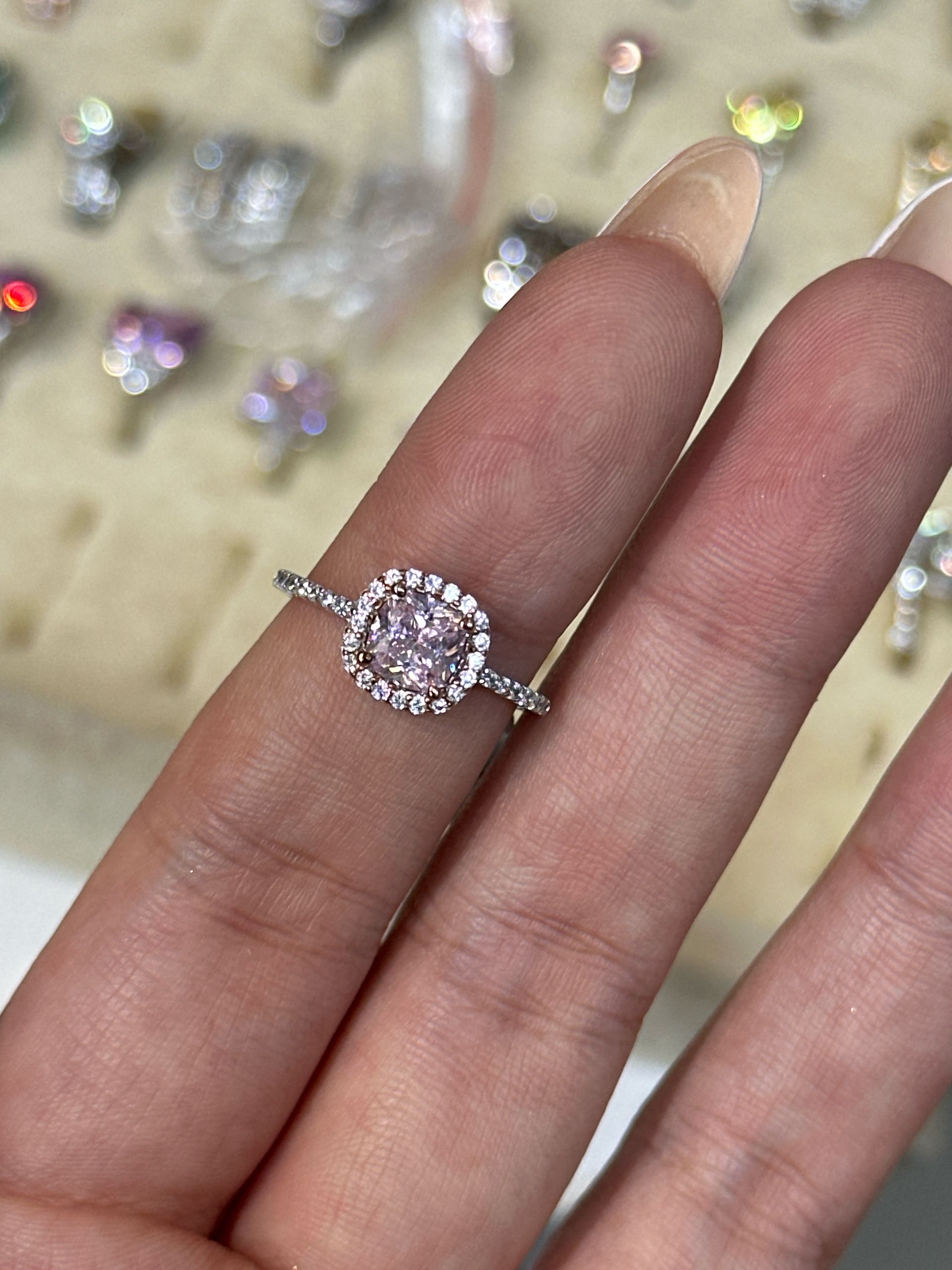 колцьо розовый р17.5