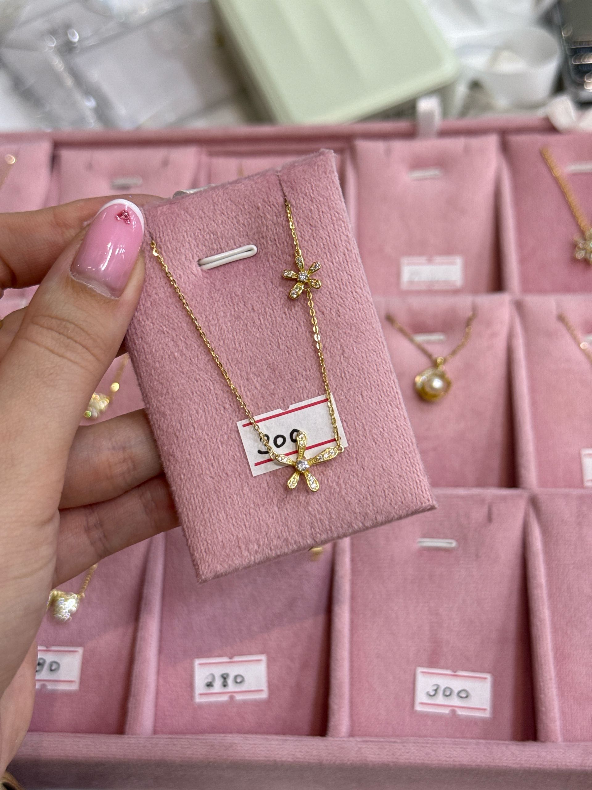 цепочка с золотым опылением