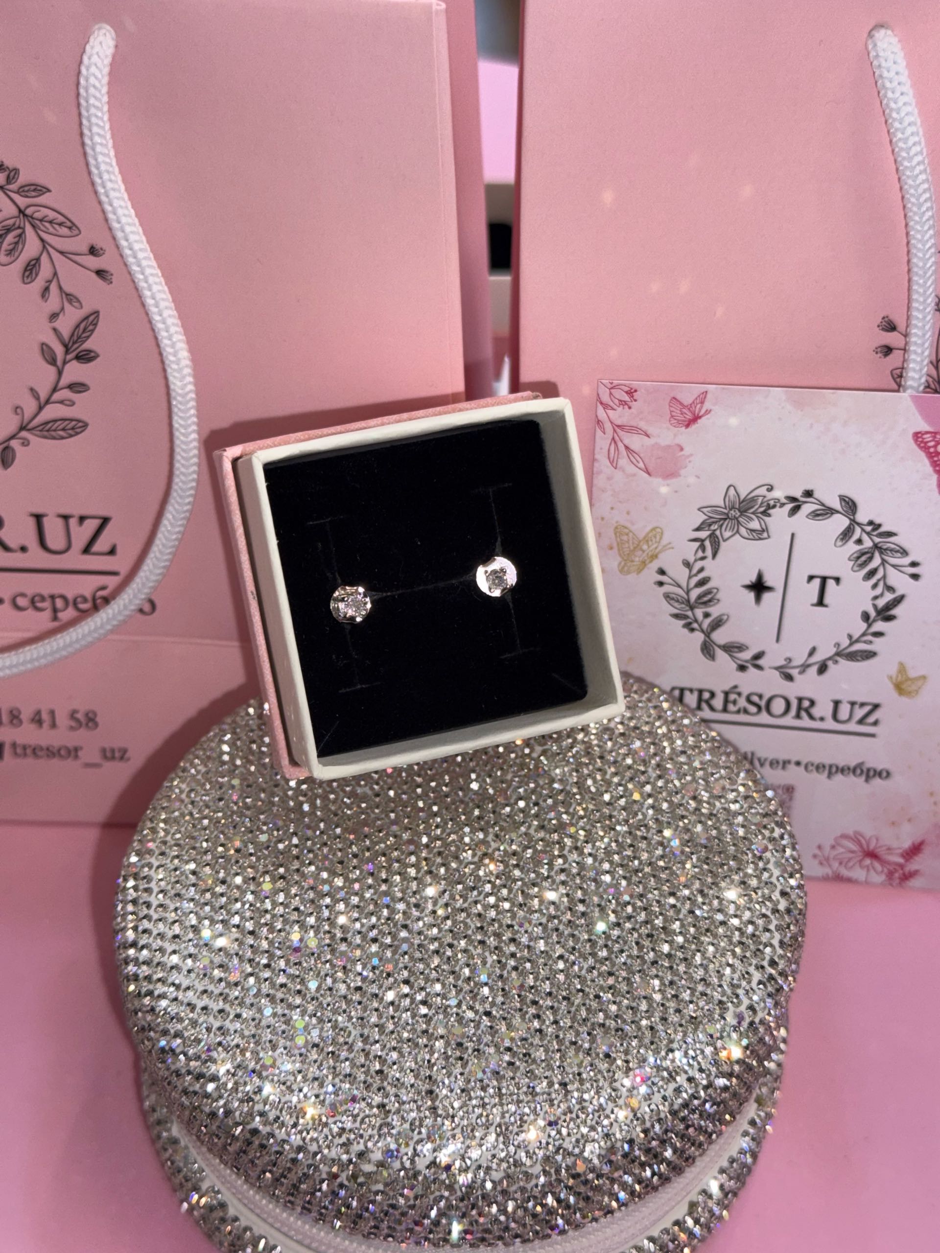 серьги с286 пусеты