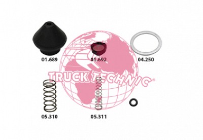 Ремкомплект воздушных крана BEYFREN 60.7004