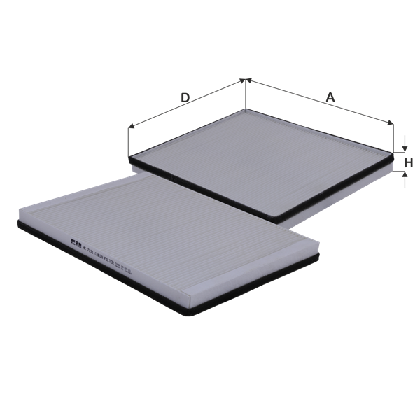 Фильтр салона XF95 FIL FILTER HC7131