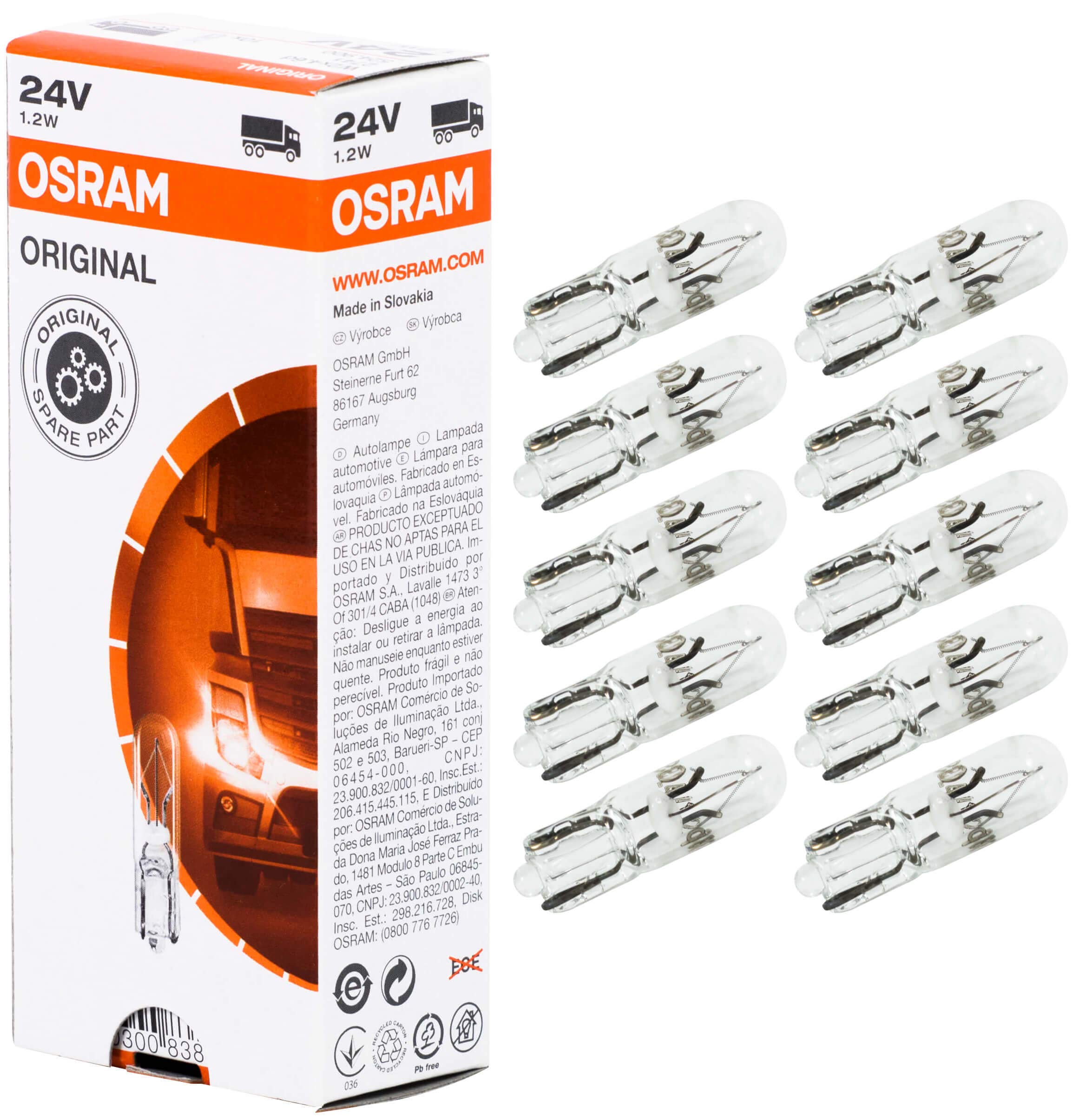 Лампа накаливания OSRAM 2741